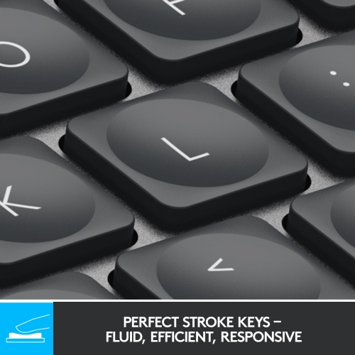 Logitech MX Keys Mini Belaidė klaviatūra, US Int, Graphite