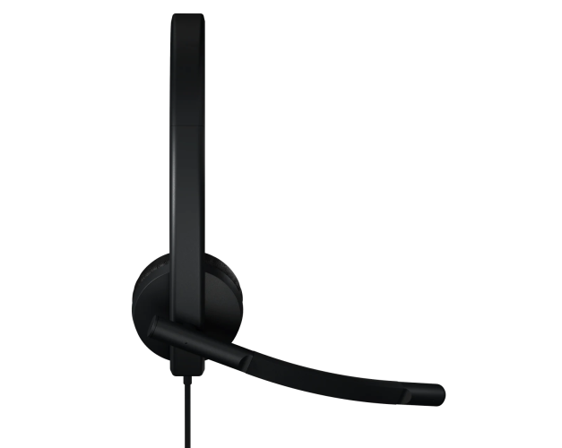 Logitech H570e Stereo MS Teams Laidinės ausinės USB-A, Juoda