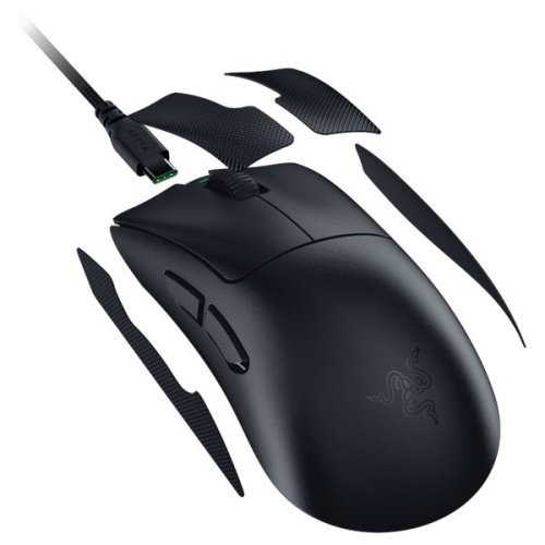 Razer DeathAdder V4 Pro Belaidė žaidimų pelė RF Wireless + USB-A, 45000 DPI, Juoda