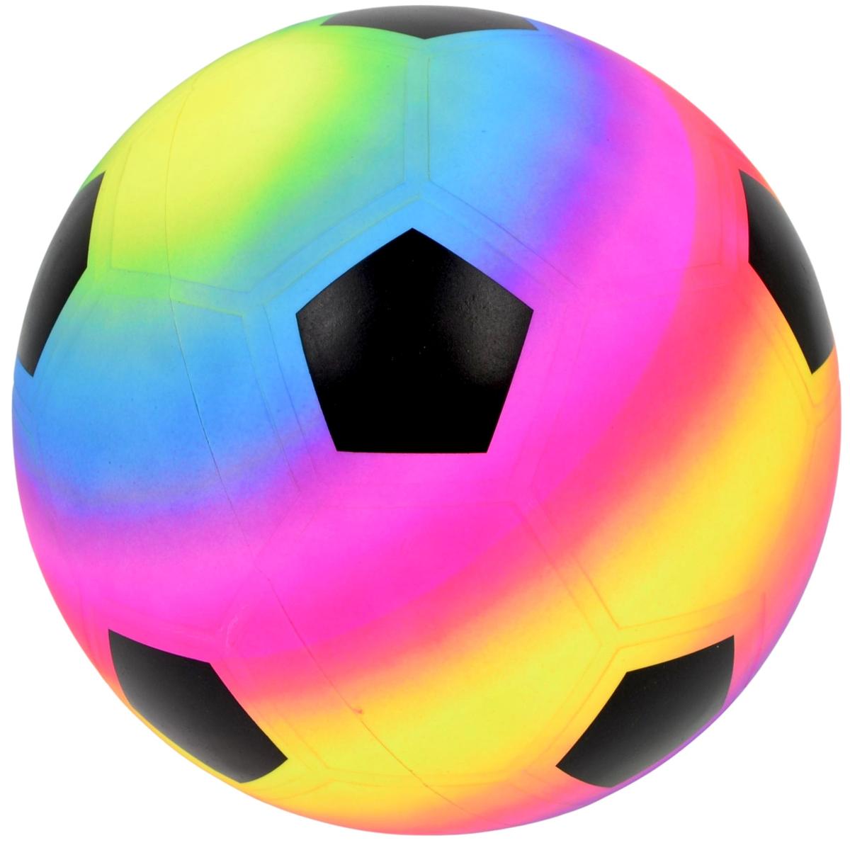 Vaivorykštinis Vinilinis Futbolo Kamuolys 23cm 200g Enero