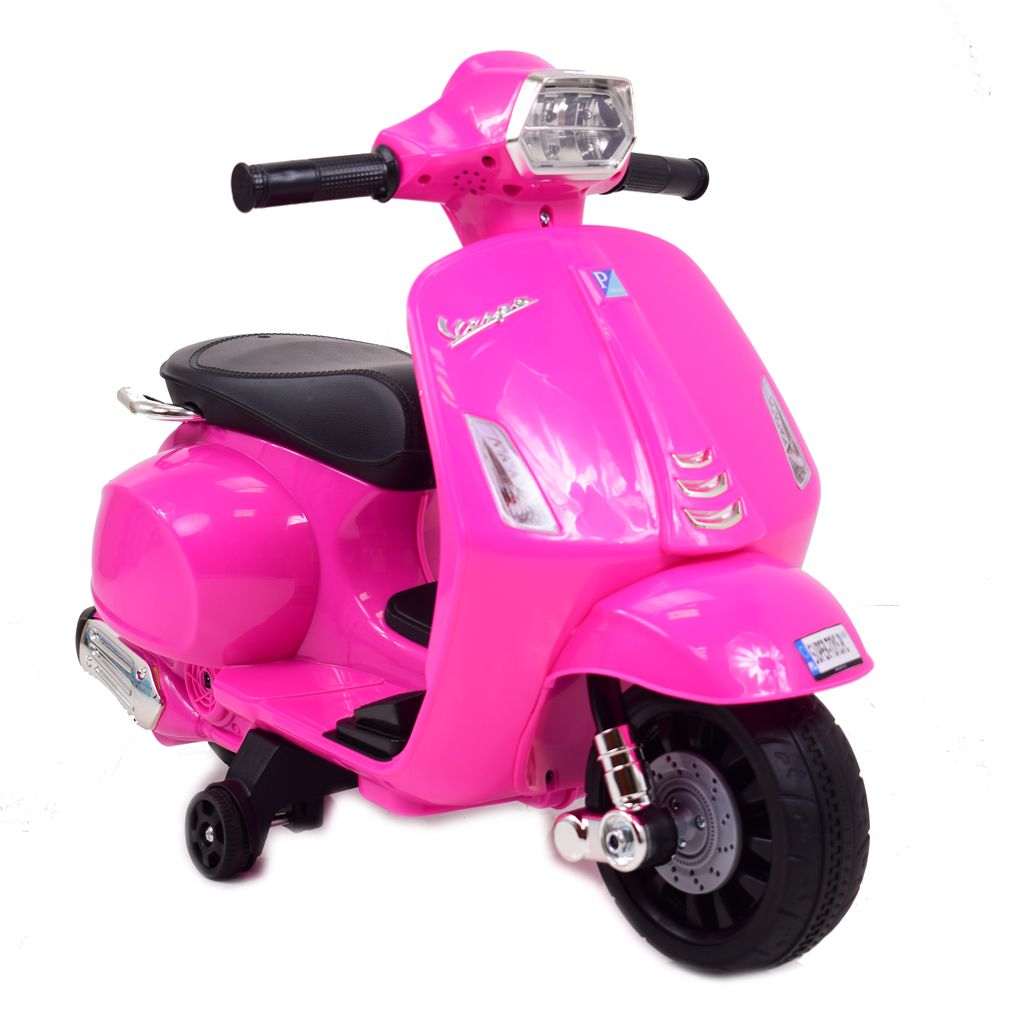 Pirmasis „vespa“ Akumuliatorinis Motoroleris Vaikams, Licencijuotas
