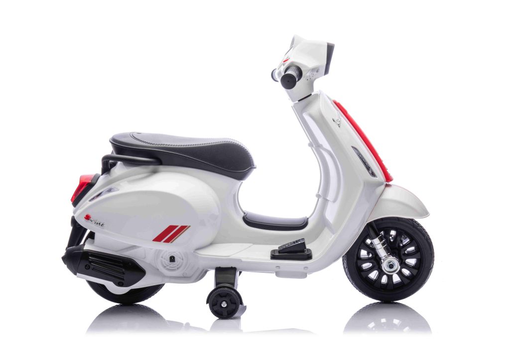 Pirmasis „vespa“ Akumuliatorinis Motoroleris Vaikams, Licencijuotas