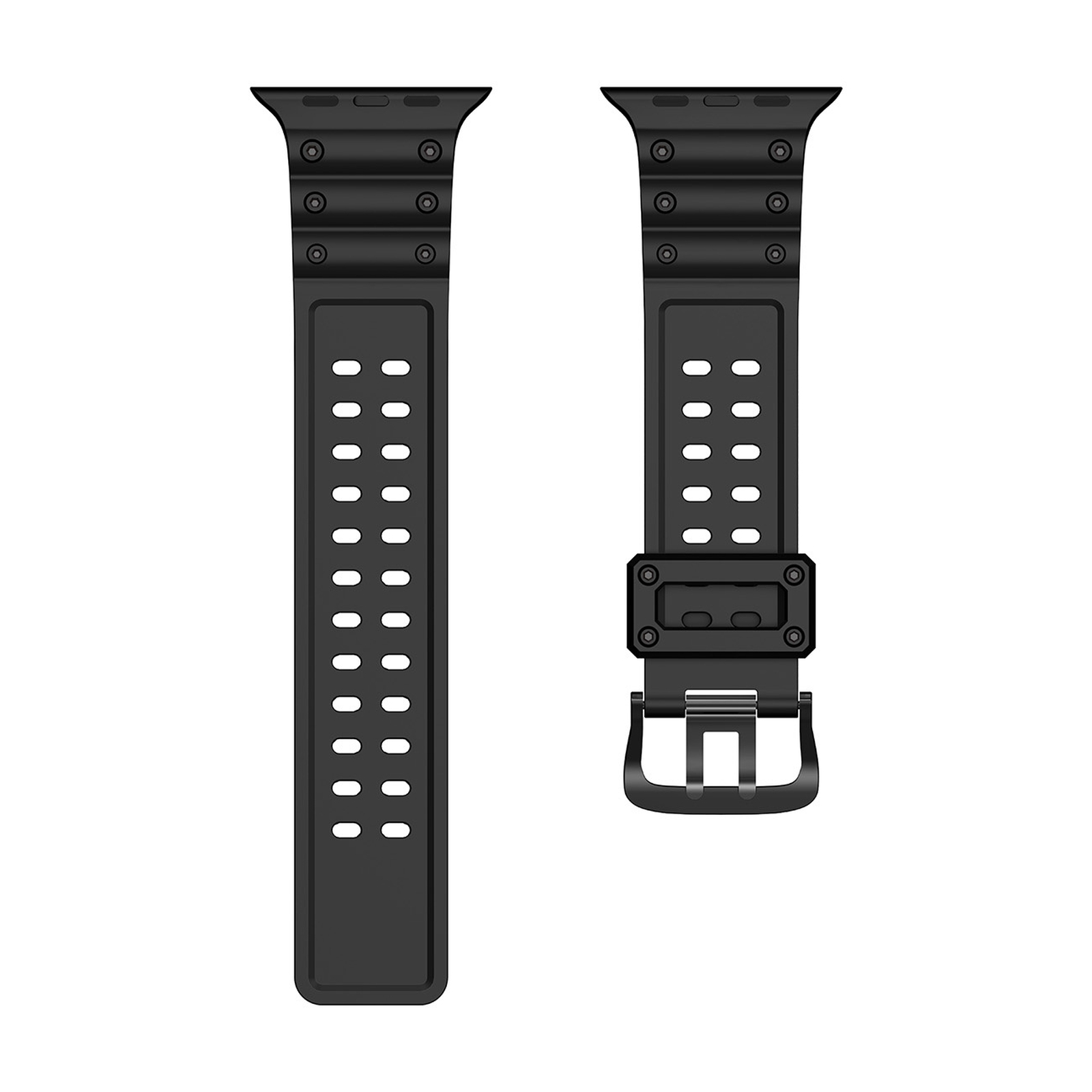 Elastinė Apyrankė „apple Watch“ 38 / 40 / 41 Mm – Juoda