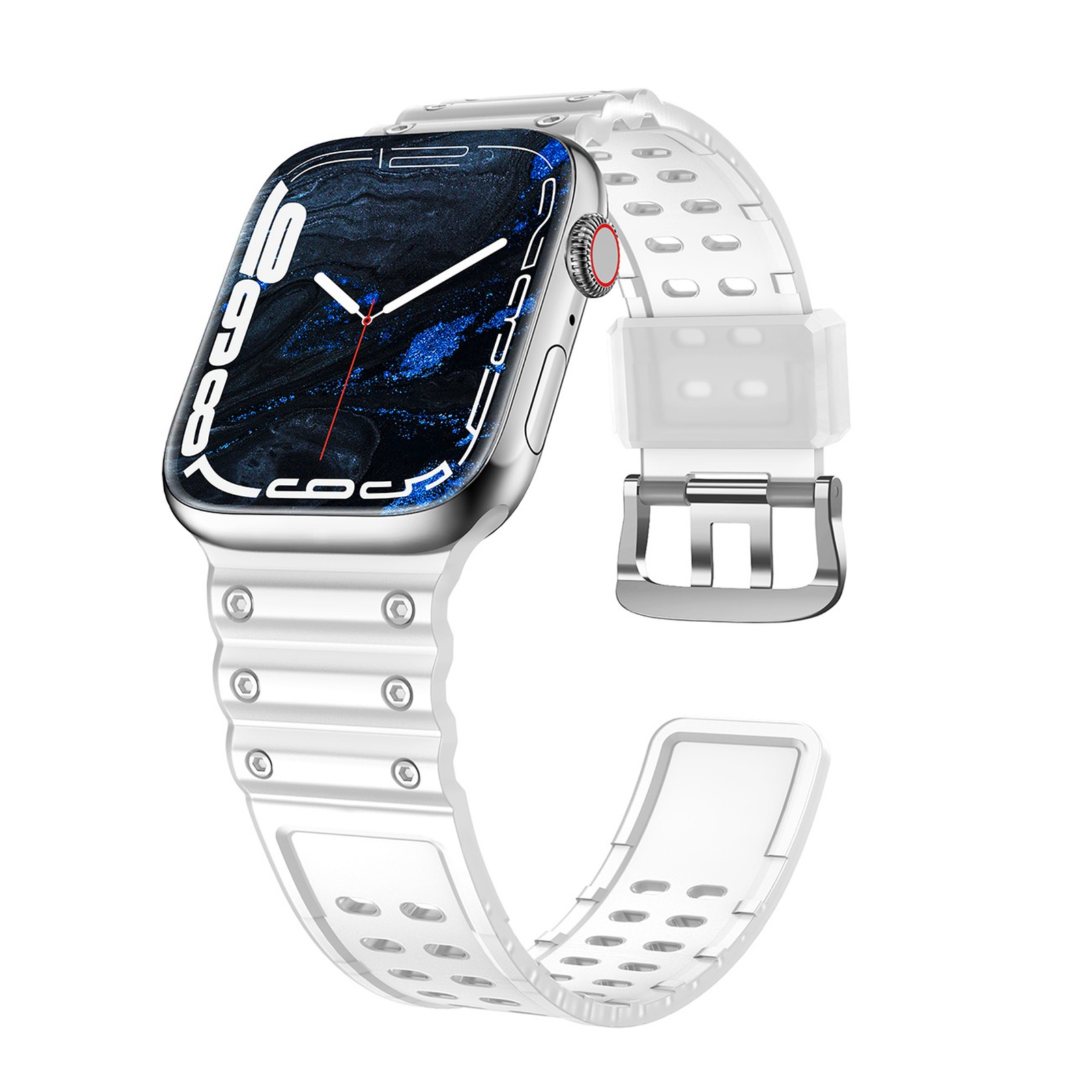Elastinė Apyrankė „apple Watch“ 38 / 40 / 41 Mm – Skaidri