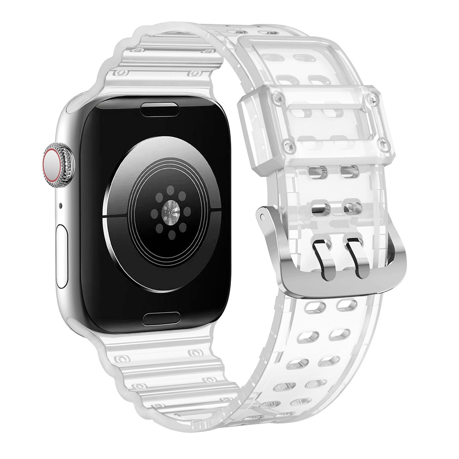 Elastinė Apyrankė „apple Watch“ 38 / 40 / 41 Mm – Skaidri