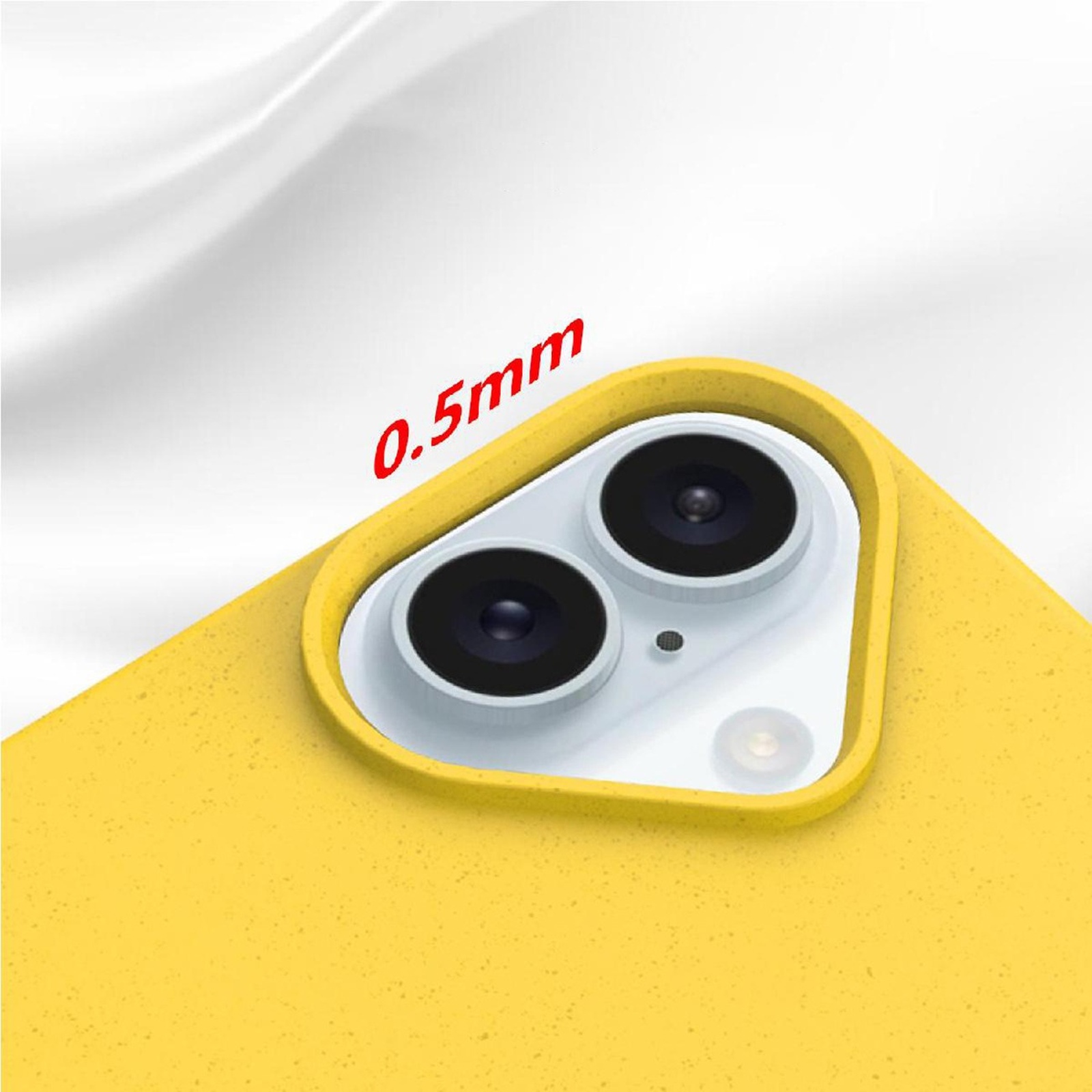 „iphone 16 Pro“ Dėklas – Geltonas