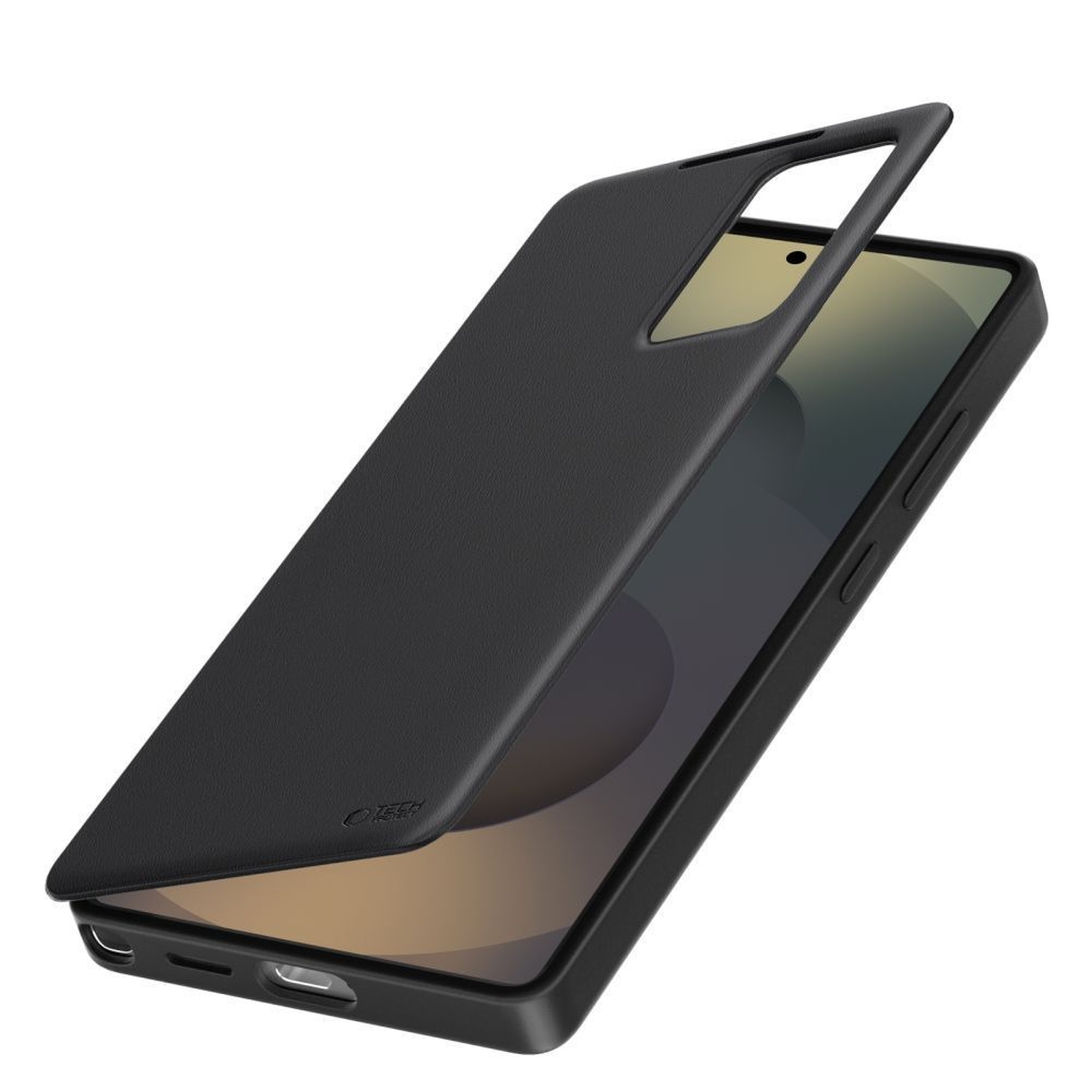 „samsung Galaxy S25 Fe Smart Wallet“ Dėklas – Matinis Juodas