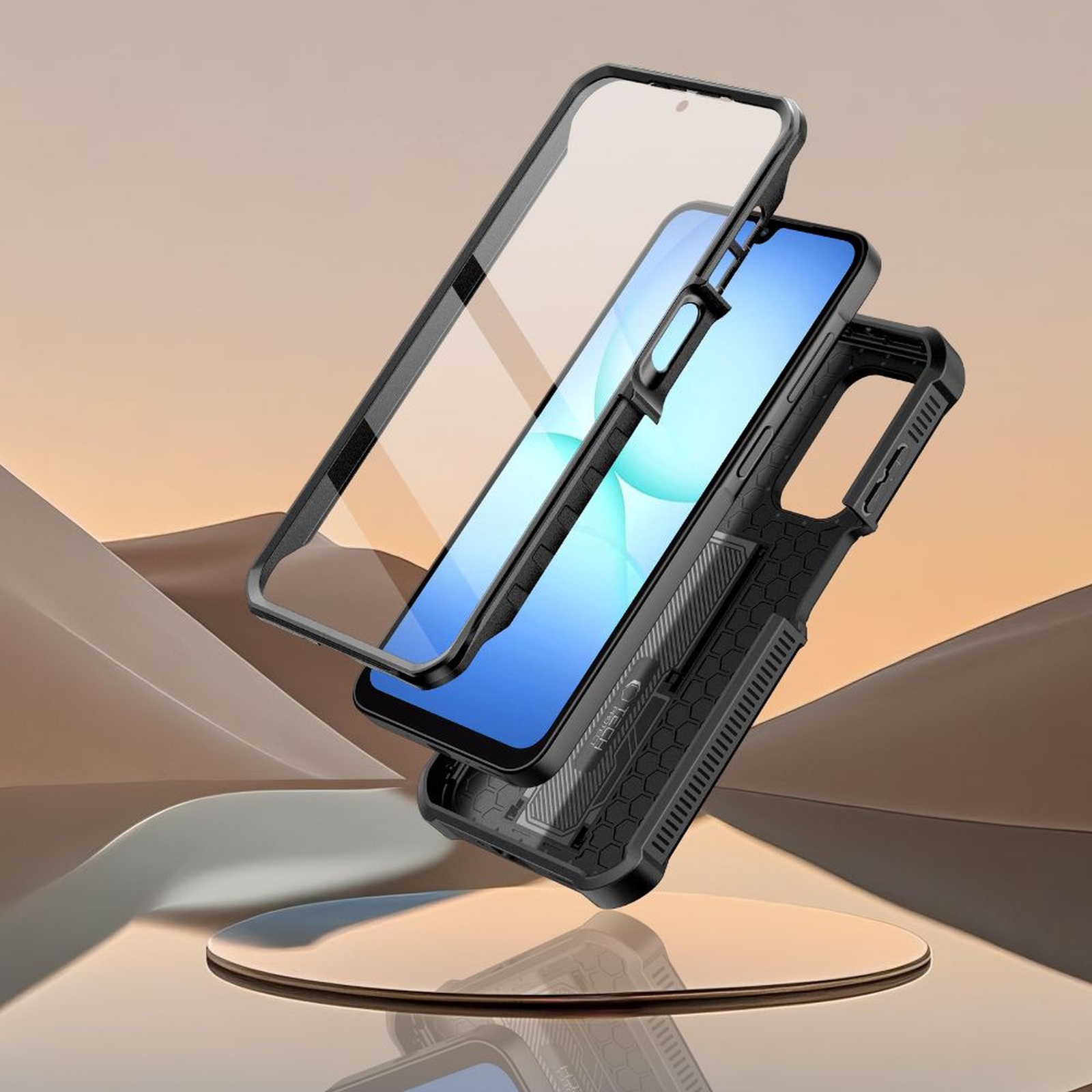 „samsung Galaxy A17 4g / 5g“ Dėklas „kevlar Cam+“ – Juodas