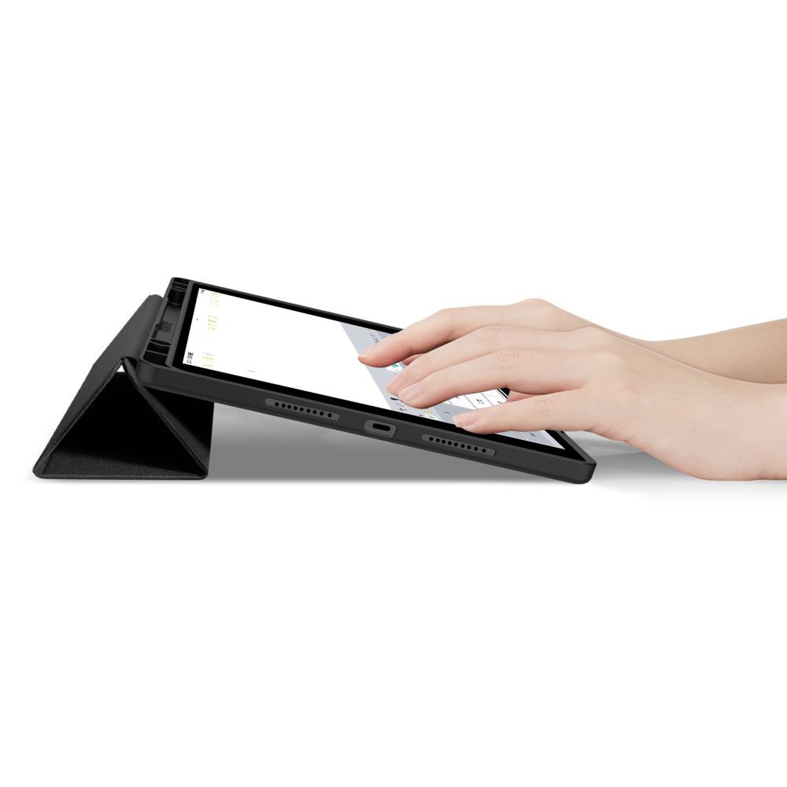 „lenovo Idea Tab Plus 12.1 Tb-361 Smartcase“ Dėklas – Juodas