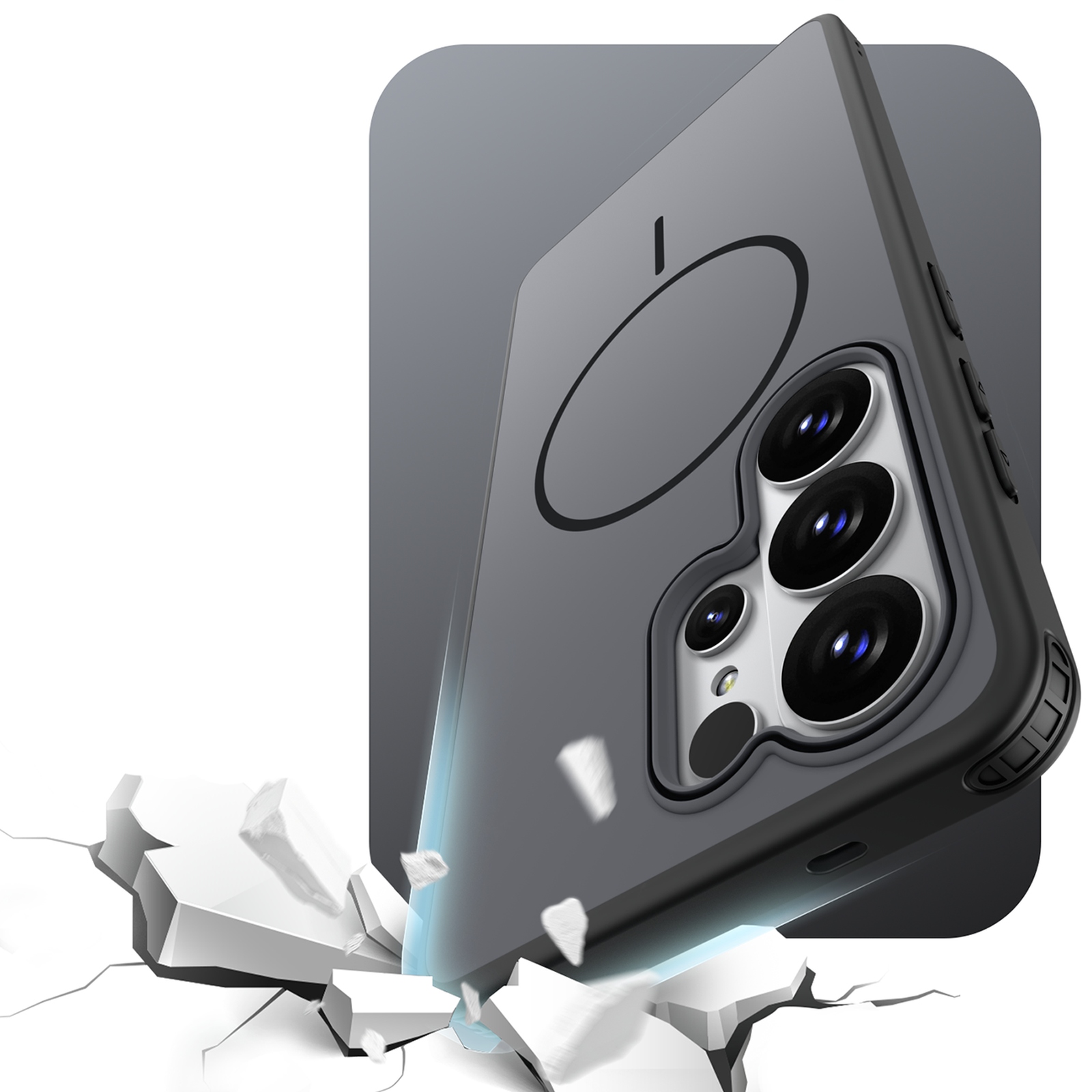 „samsung Galaxy S26 Hybrid Armor T“ Dėklas – Juodas