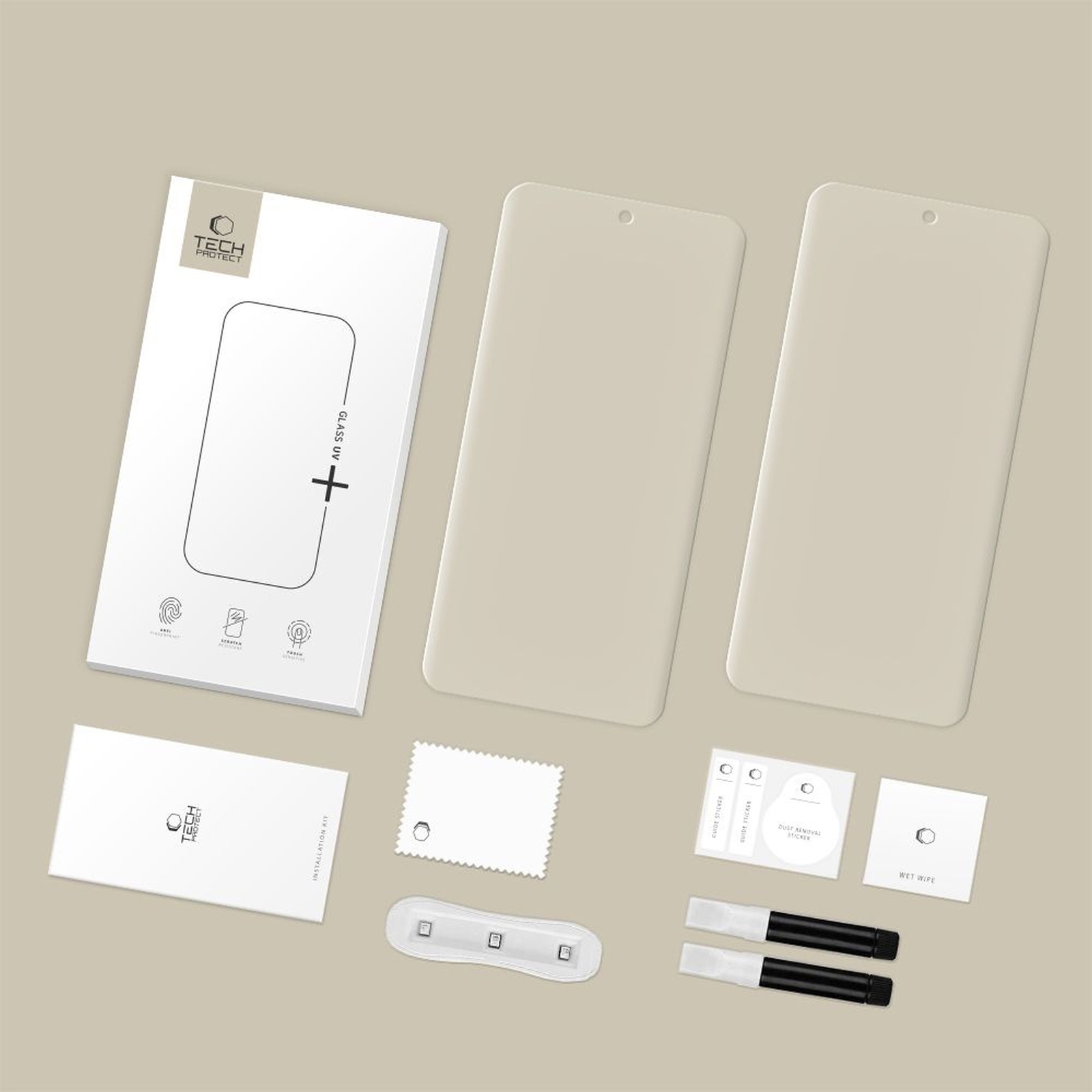 Grūdintas Stiklas „xiaomi Redmi Note 15 Pro+ 5g Glass Uv+“ – 2 Vnt.