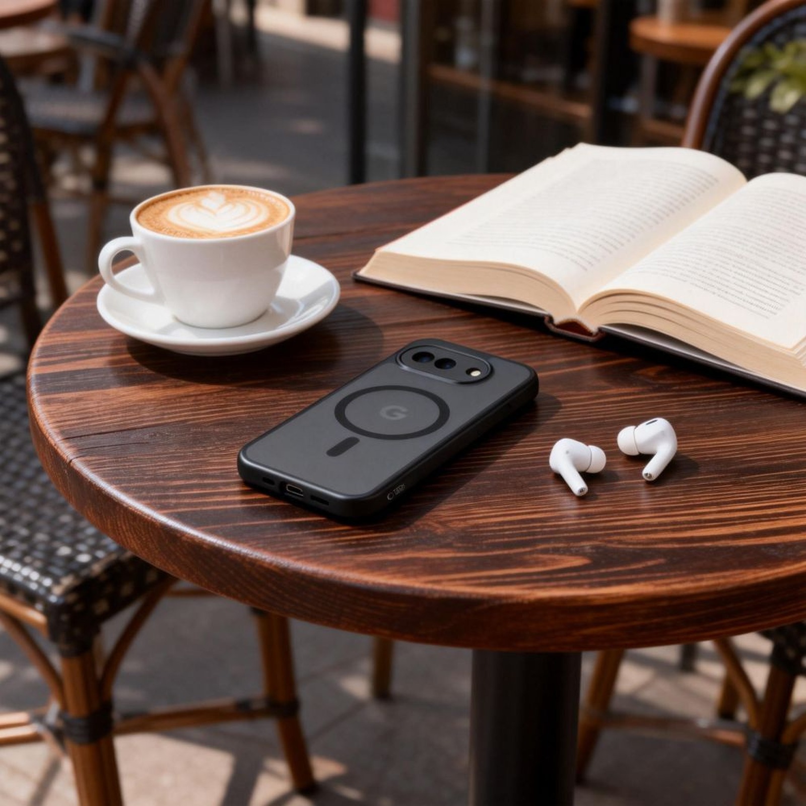 „google Pixel 10a Magmat Magsafe“ Dėklas – Pusiau Permatomas