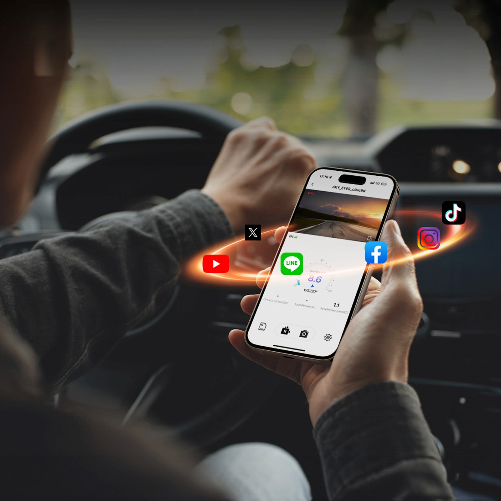 Automobilinė Vaizdo Kamera P1 Fullhd 30 Kadrų Per Sekundę – Juoda