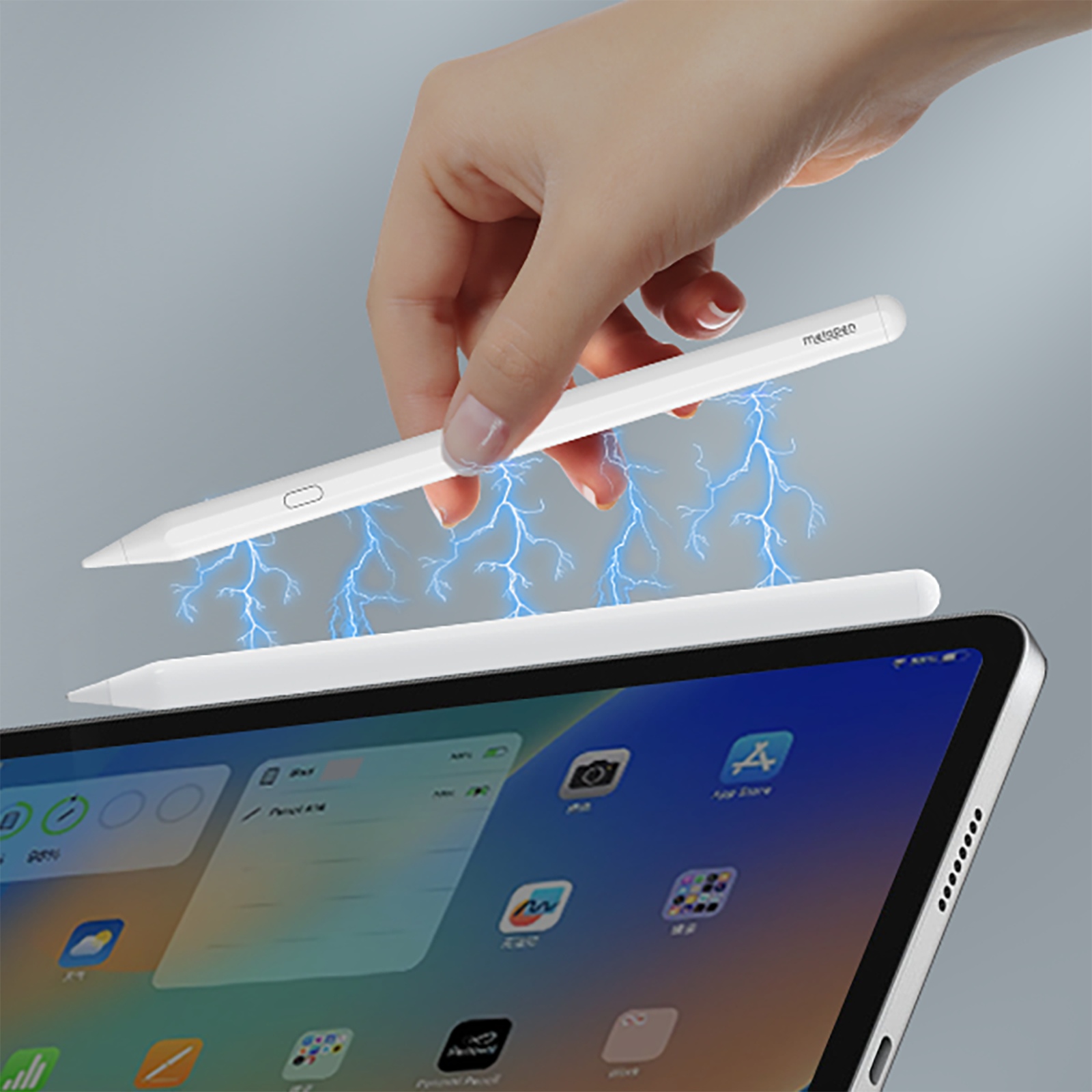 „ipad Pencil A12“ Rašiklis – Baltas