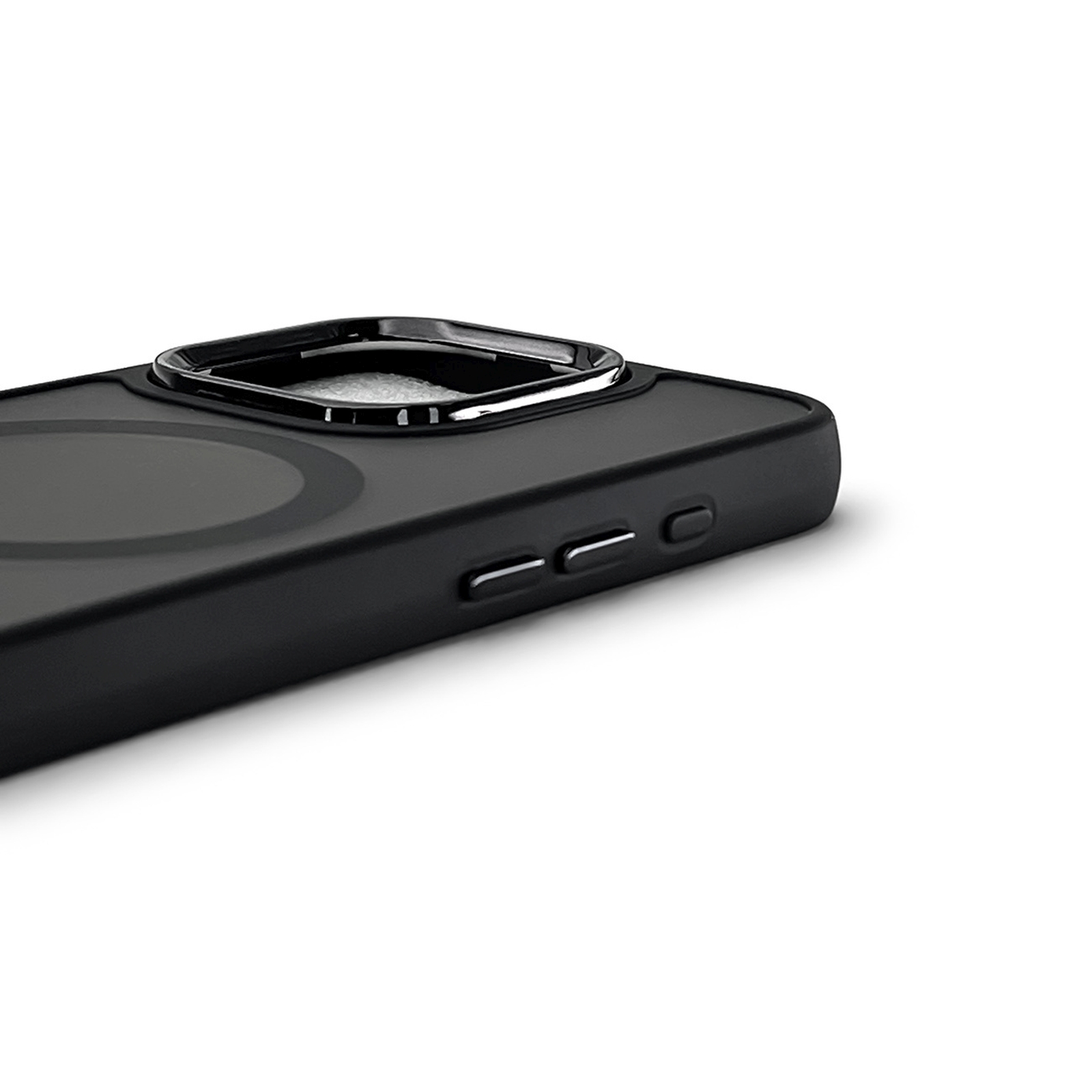 „iphone 16 Plus“ Dėklas Iš „magnetic Collection Magsafe“ Serijos – Juodas