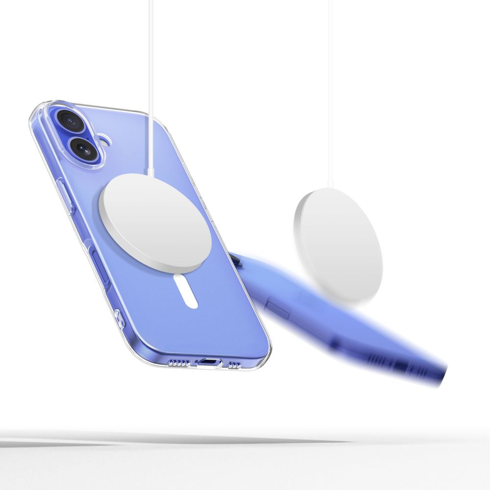 „iphone 16 Flexair Magsafe“ Dėklas – Skaidrus