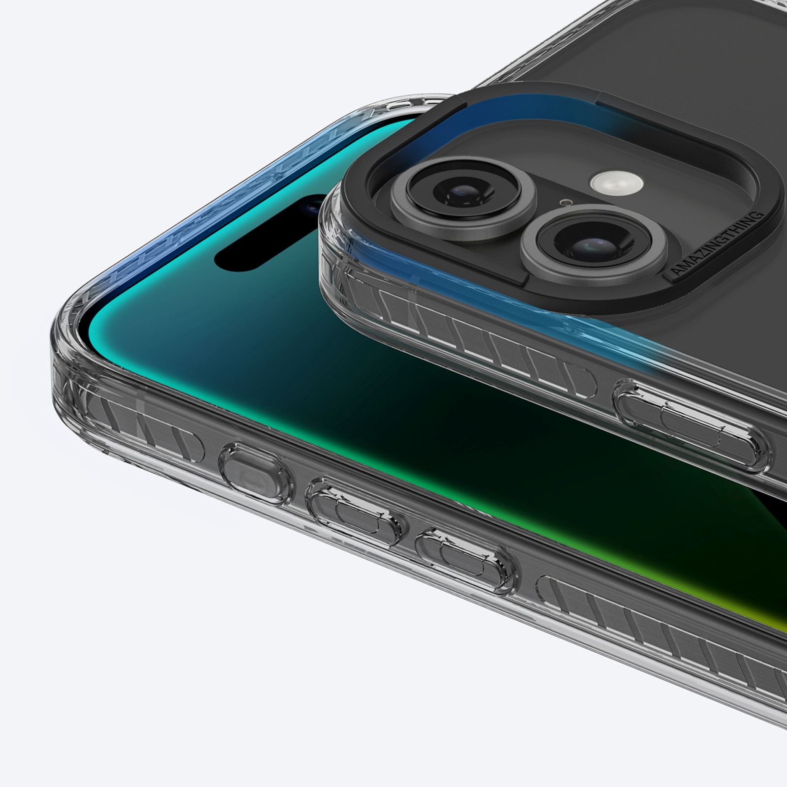 Silikoninis Dėklas Su Magnetiniu žiedu, Skirtas „iphone 16 Titan Pro Mag Case“ – Juodas