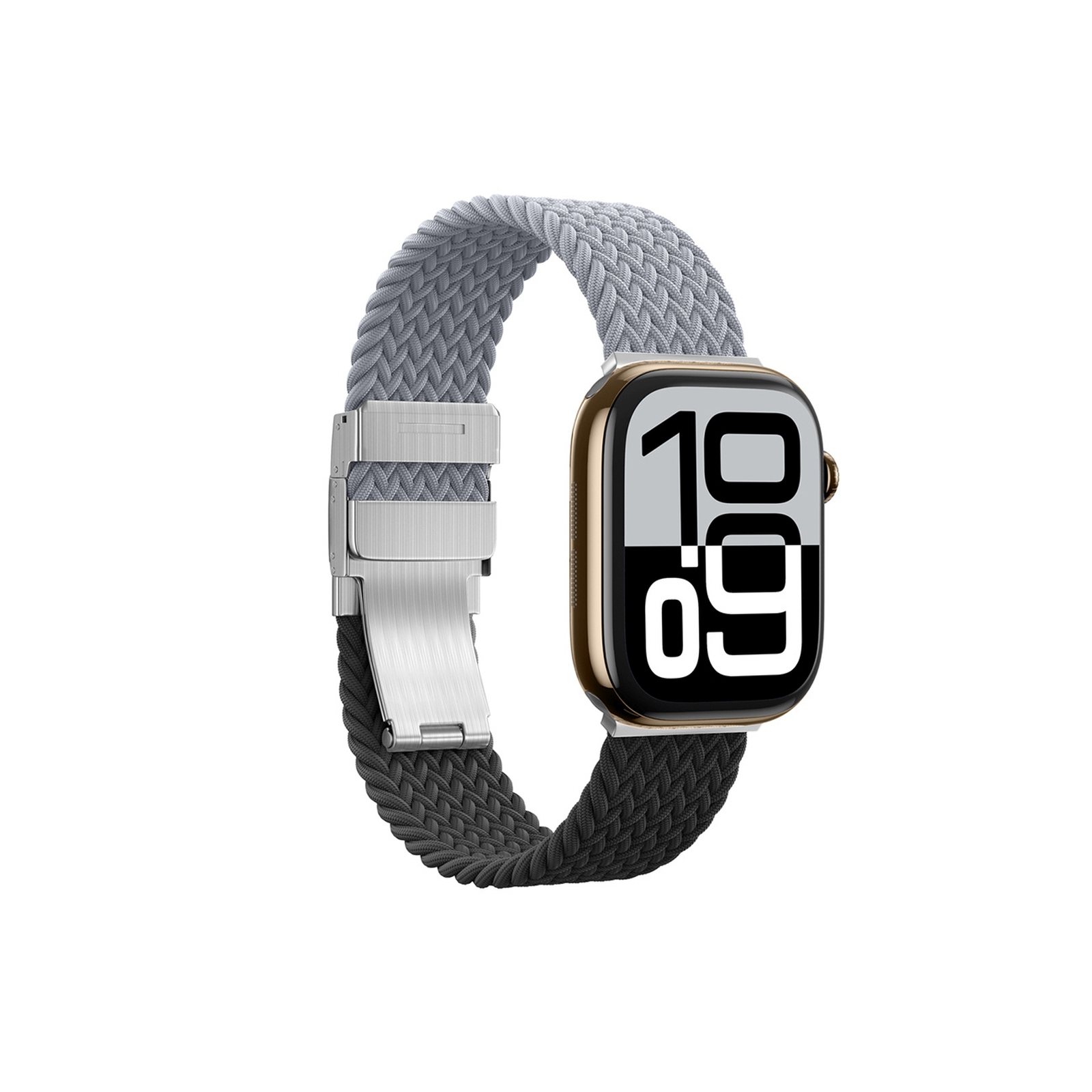 2 „apple Watch“ 45/46/49 Mm „blend Band“ Dirželių Rinkinys – Pilkai Juodas / Pilkas