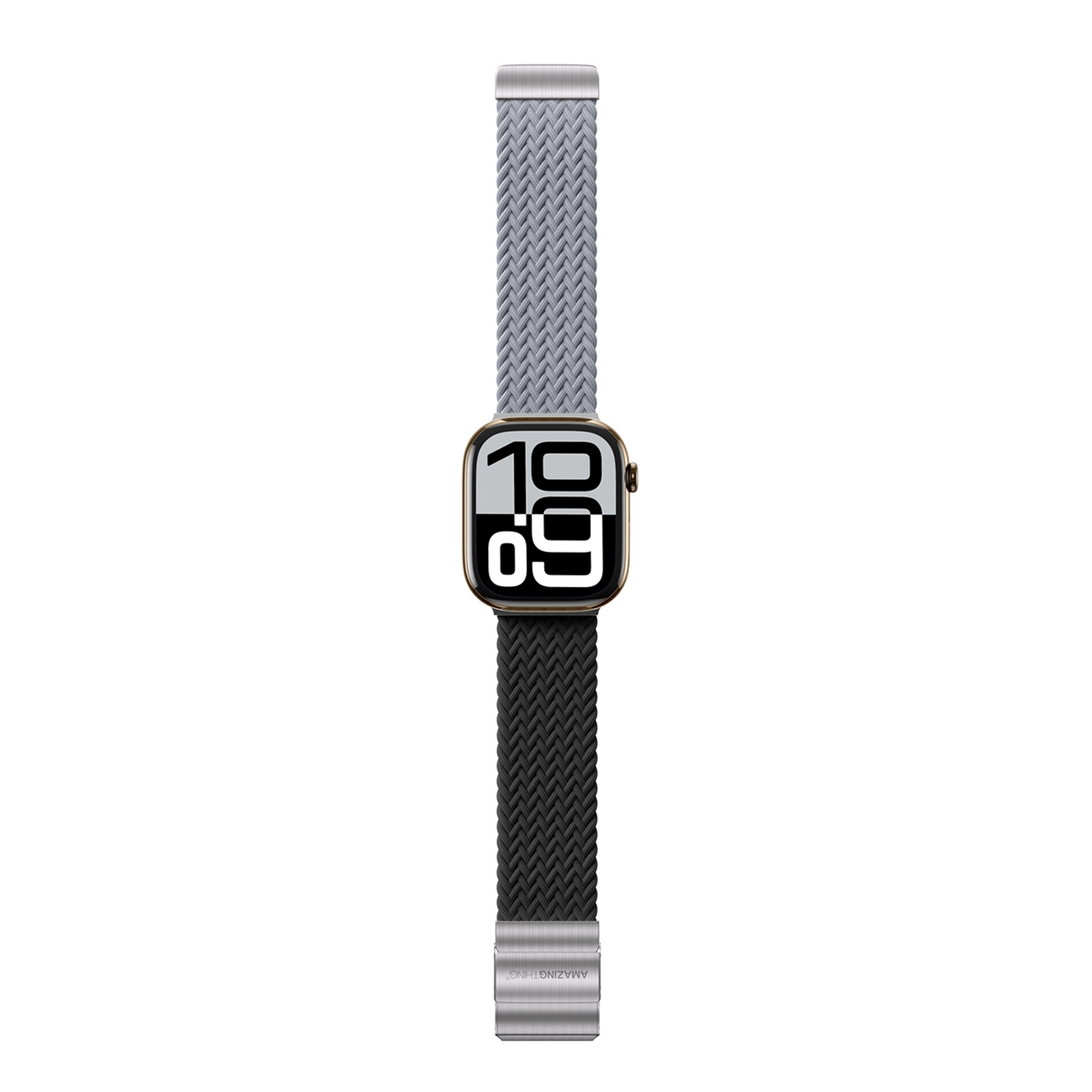 2 „apple Watch“ 45/46/49 Mm „blend Band“ Dirželių Rinkinys – Pilkai Juodas / Pilkas