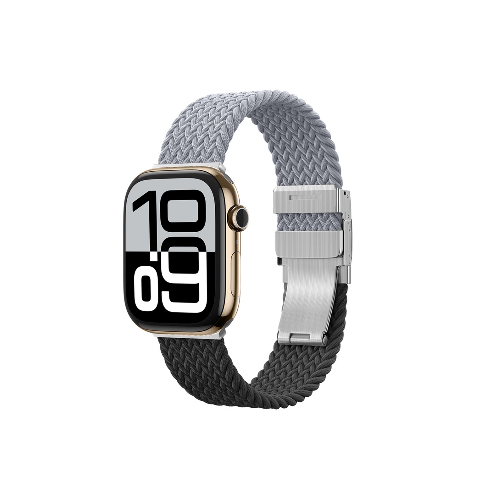 2 „apple Watch“ 45/46/49 Mm „blend Band“ Dirželių Rinkinys – Pilkai Juodas / Pilkas