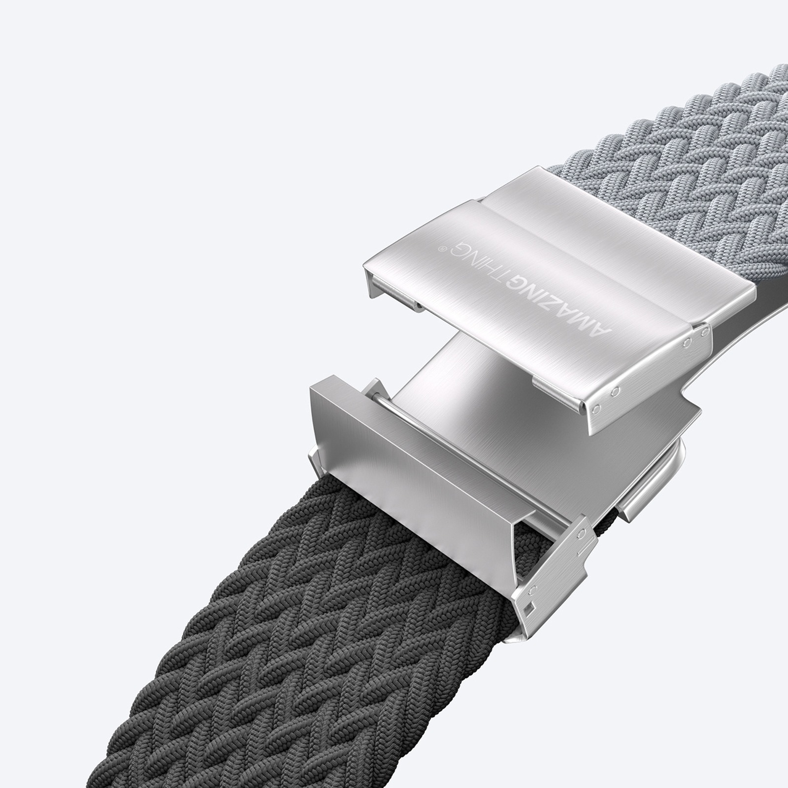 2 „apple Watch“ 45/46/49 Mm „blend Band“ Dirželių Rinkinys – Pilkai Juodas / Pilkas