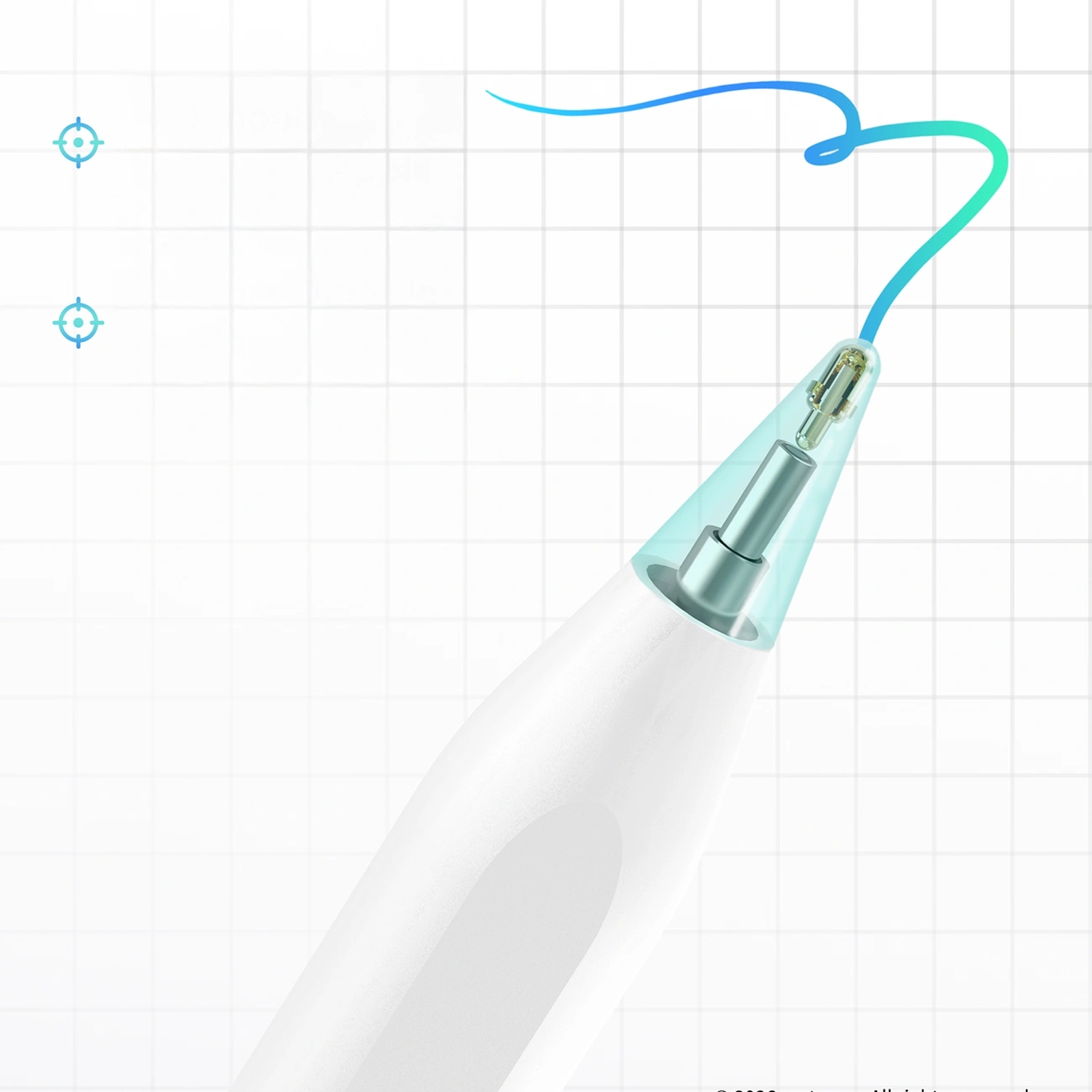 „ipad Pencil A8“ Rašiklis – Baltas