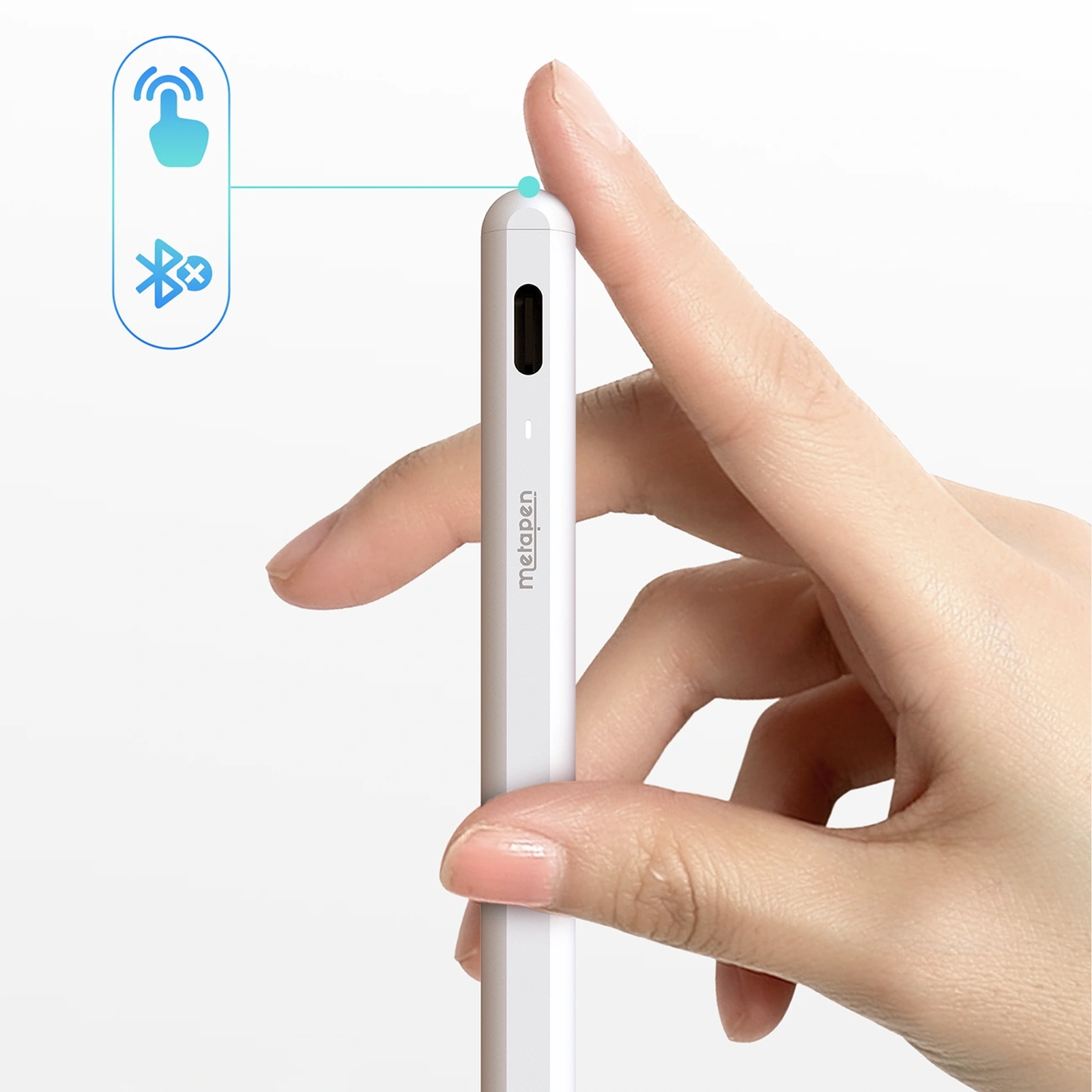 „ipad Pencil A8“ Rašiklis – Baltas
