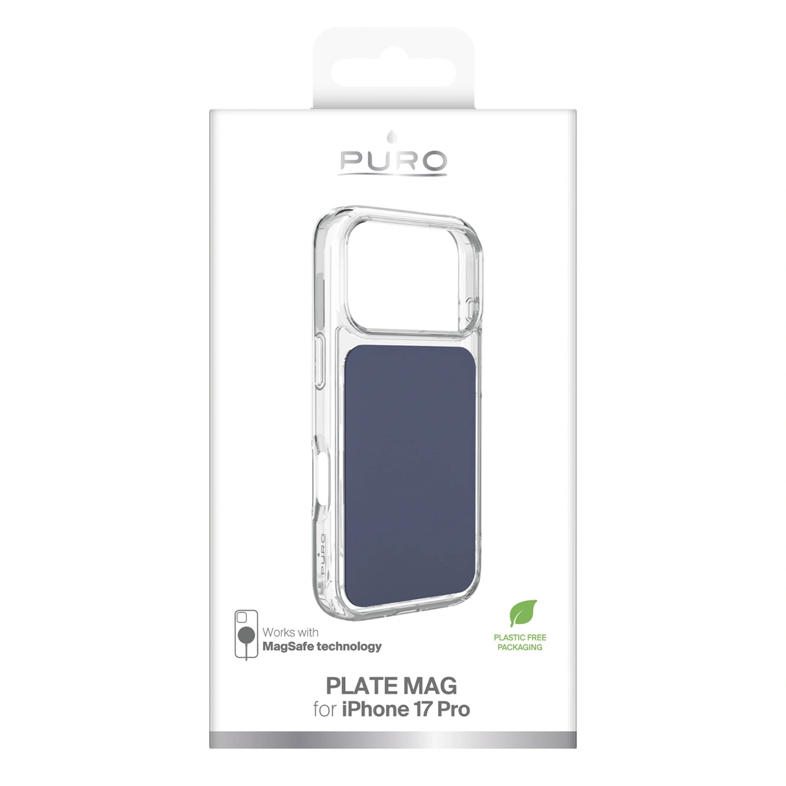 „iphone 17 Pro Plate Mag Magsafe“ Dėklas – Mėlynas