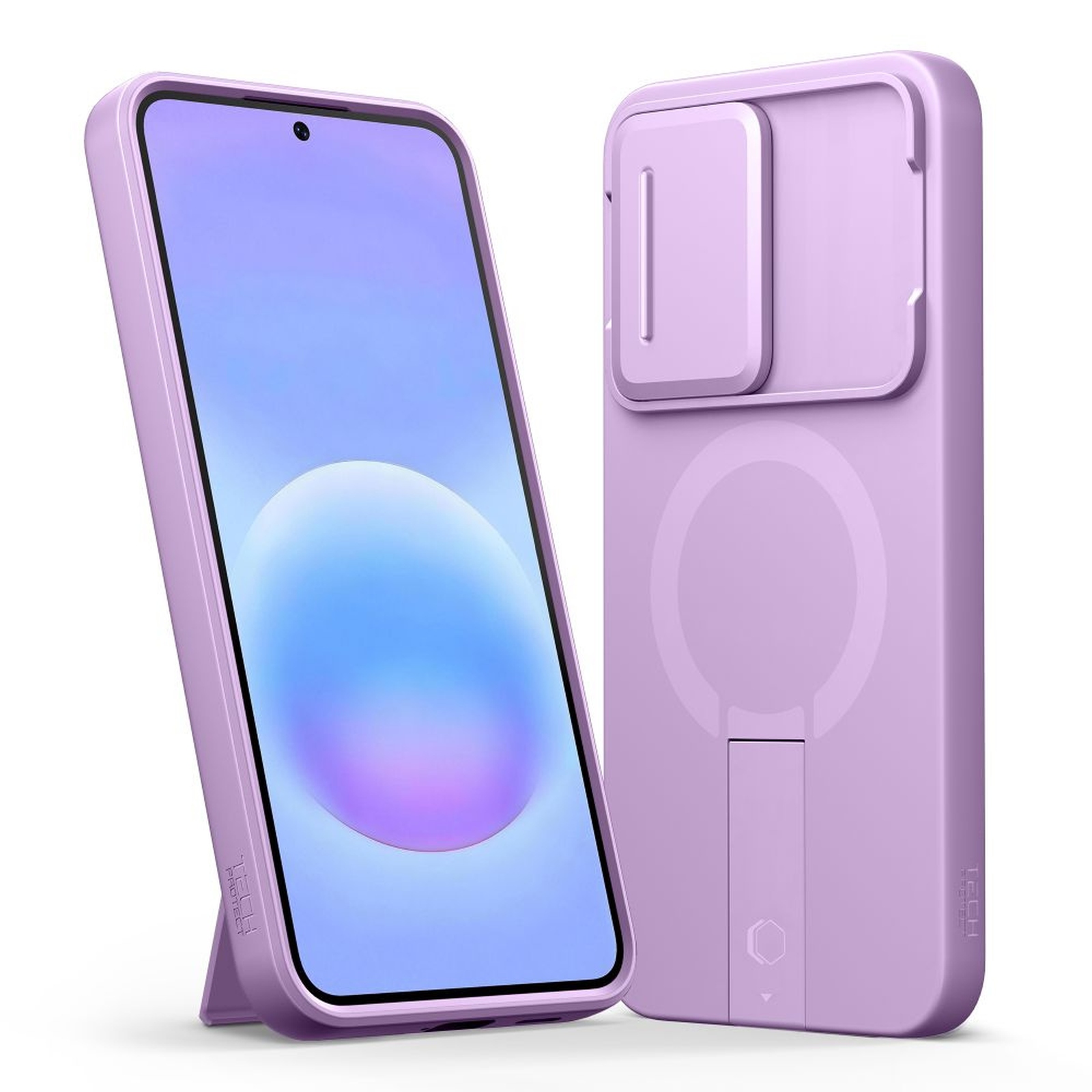 „samsung Galaxy A57“ Dėklas Su Objektyvo Apsauga „kevlar Aura Magsafe“ – Violetinis
