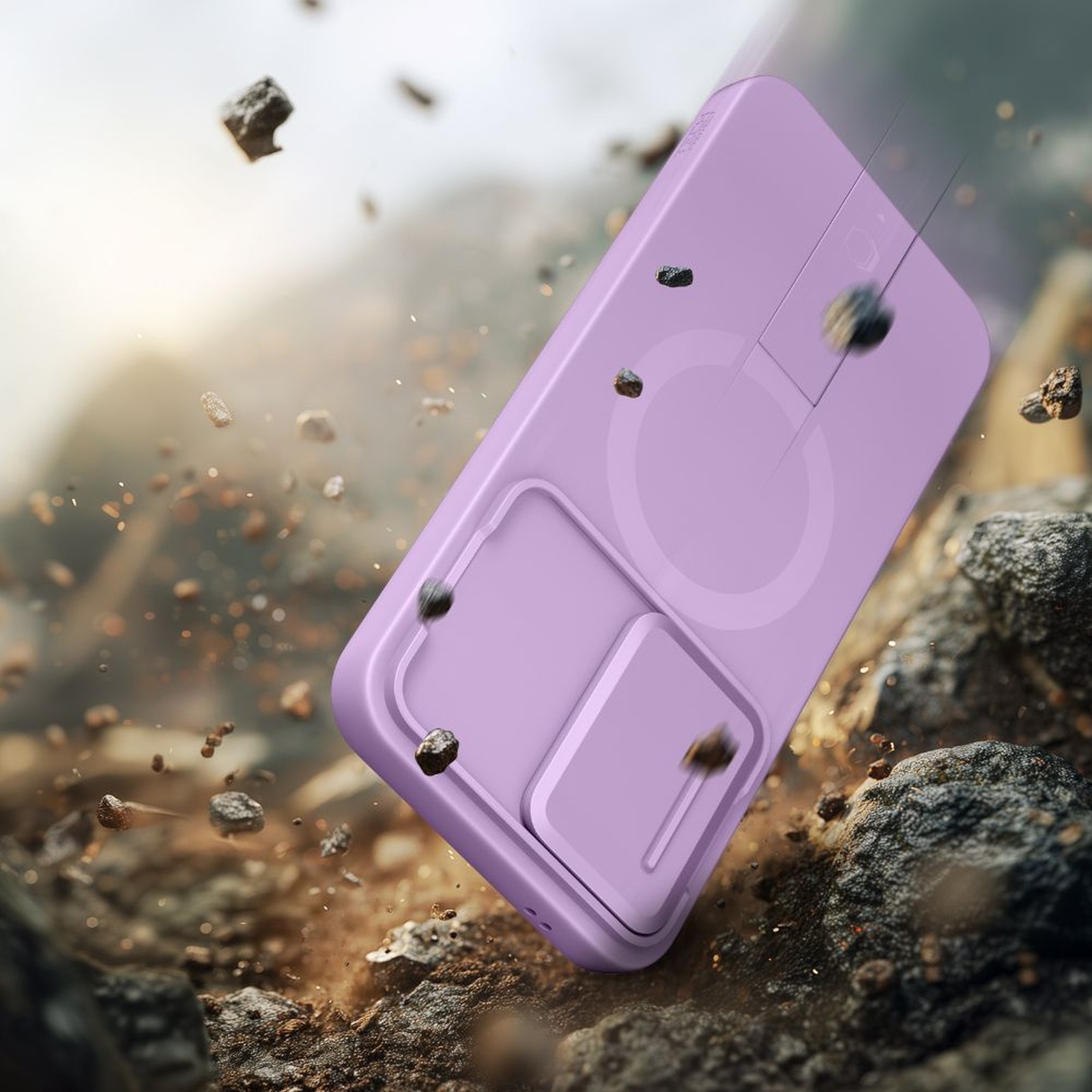 „samsung Galaxy A57“ Dėklas Su Objektyvo Apsauga „kevlar Aura Magsafe“ – Violetinis