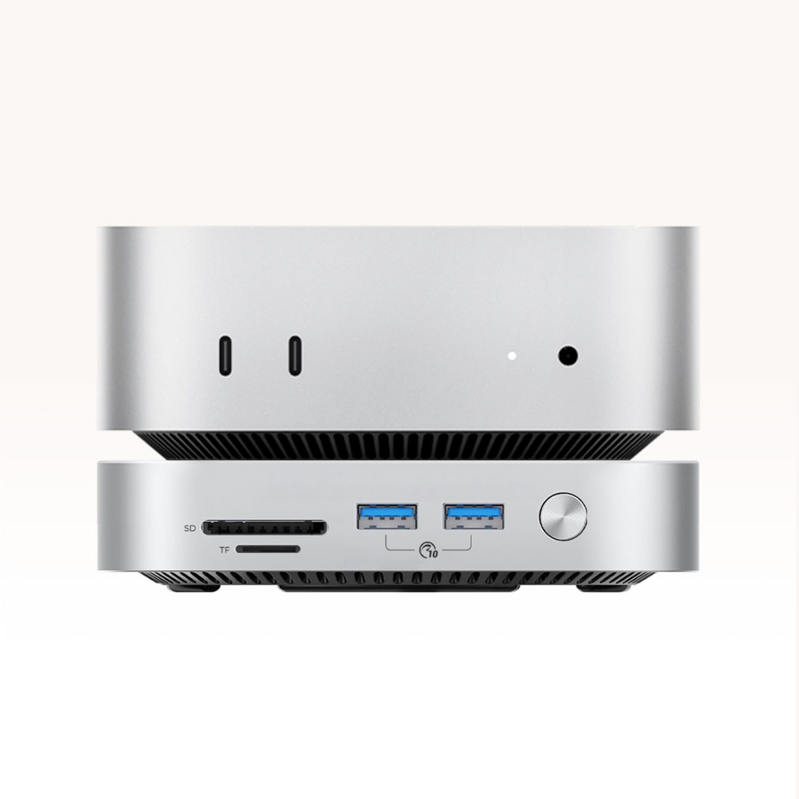 9-in-1 Doko Stotis Su M.2 Ssd Kietojo Disko Skyriumi – Sidabrinė
