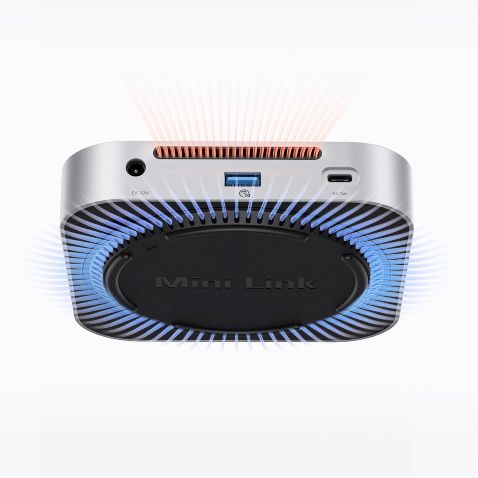 9-in-1 Doko Stotis Su M.2 Ssd Kietojo Disko Skyriumi – Sidabrinė