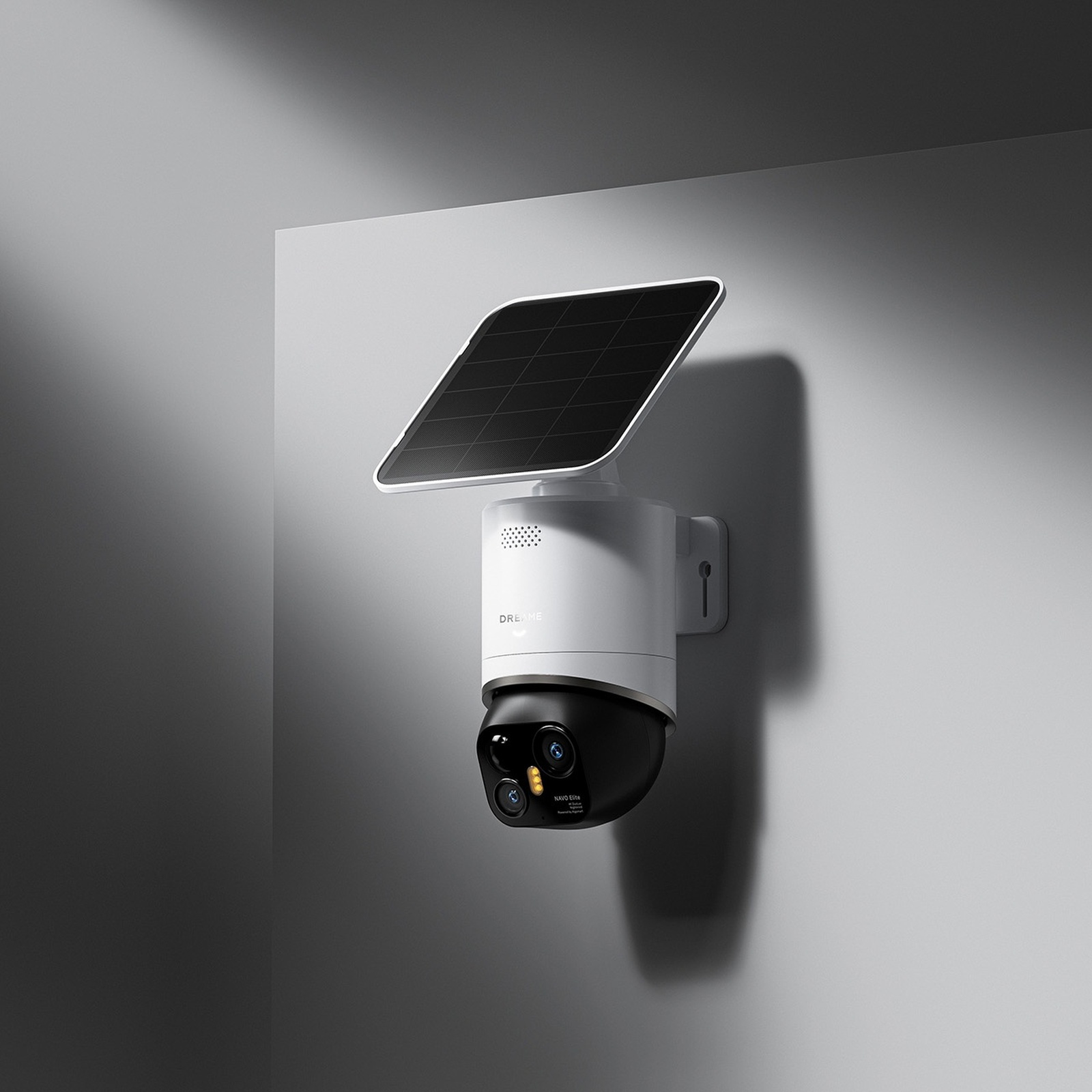 360° Lauko Kamera Su Saulės Baterija, 4k, 8 Mp, 2,4 Ghz, „wi-fi“, 13 000 Mah – Balta