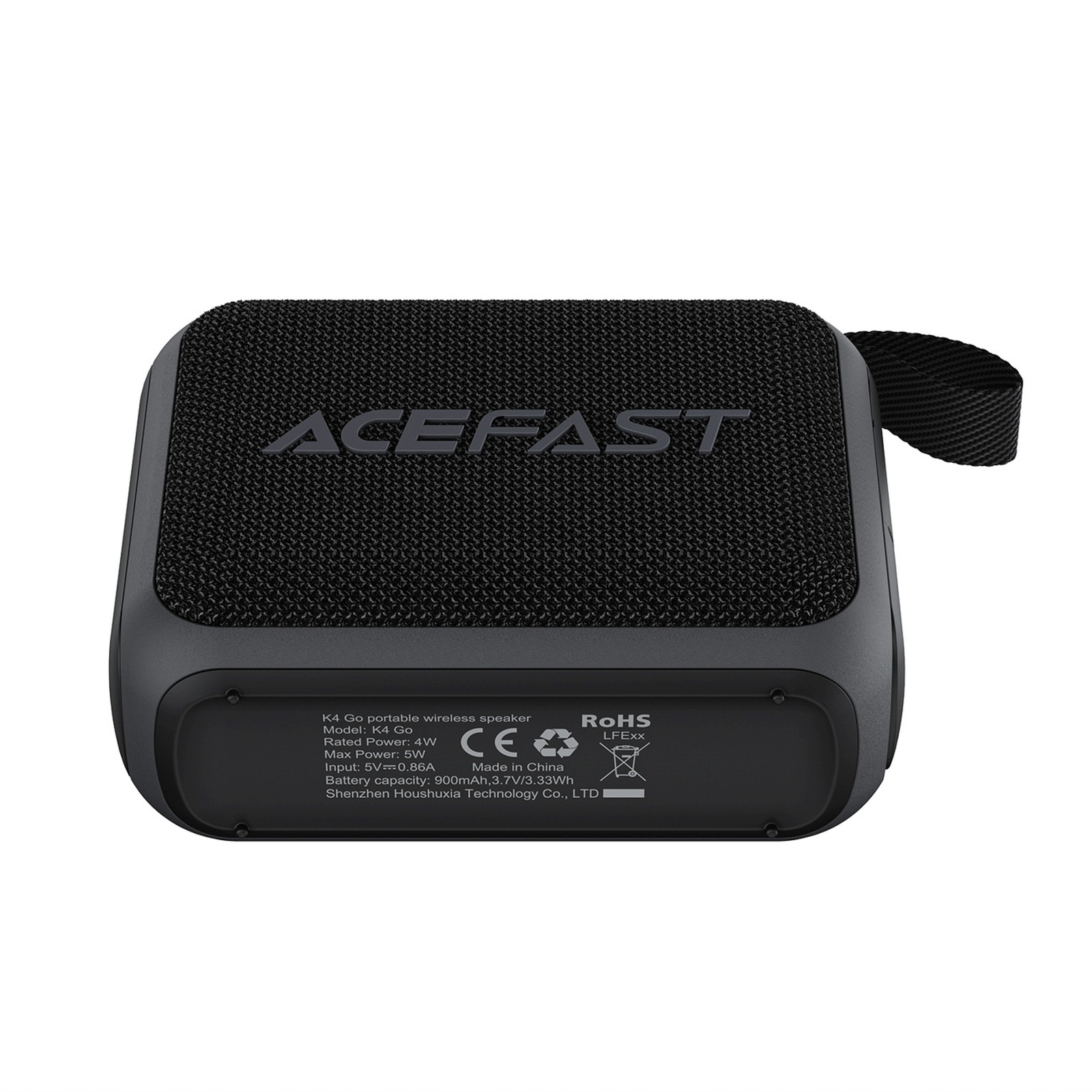 Mini Belaidis Vandeniui Atsparus Garsiakalbis „k4 Go Bluetooth Ipx7“ – Juodas