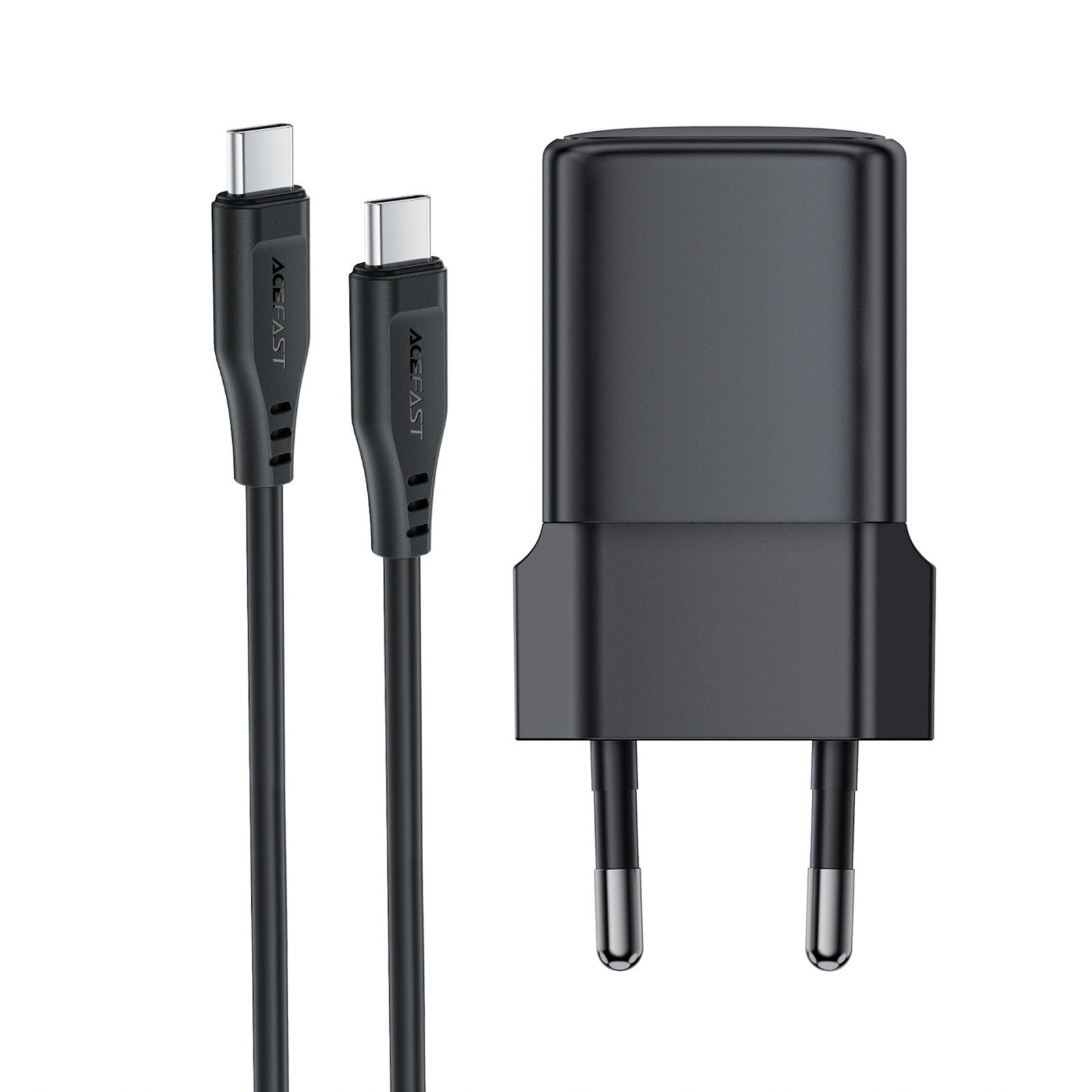 30 W Gan Usb-c Tinklinis įkroviklis Su 1,2 M Usb-c – Lightning Kabeliu – Juodos Spalvos