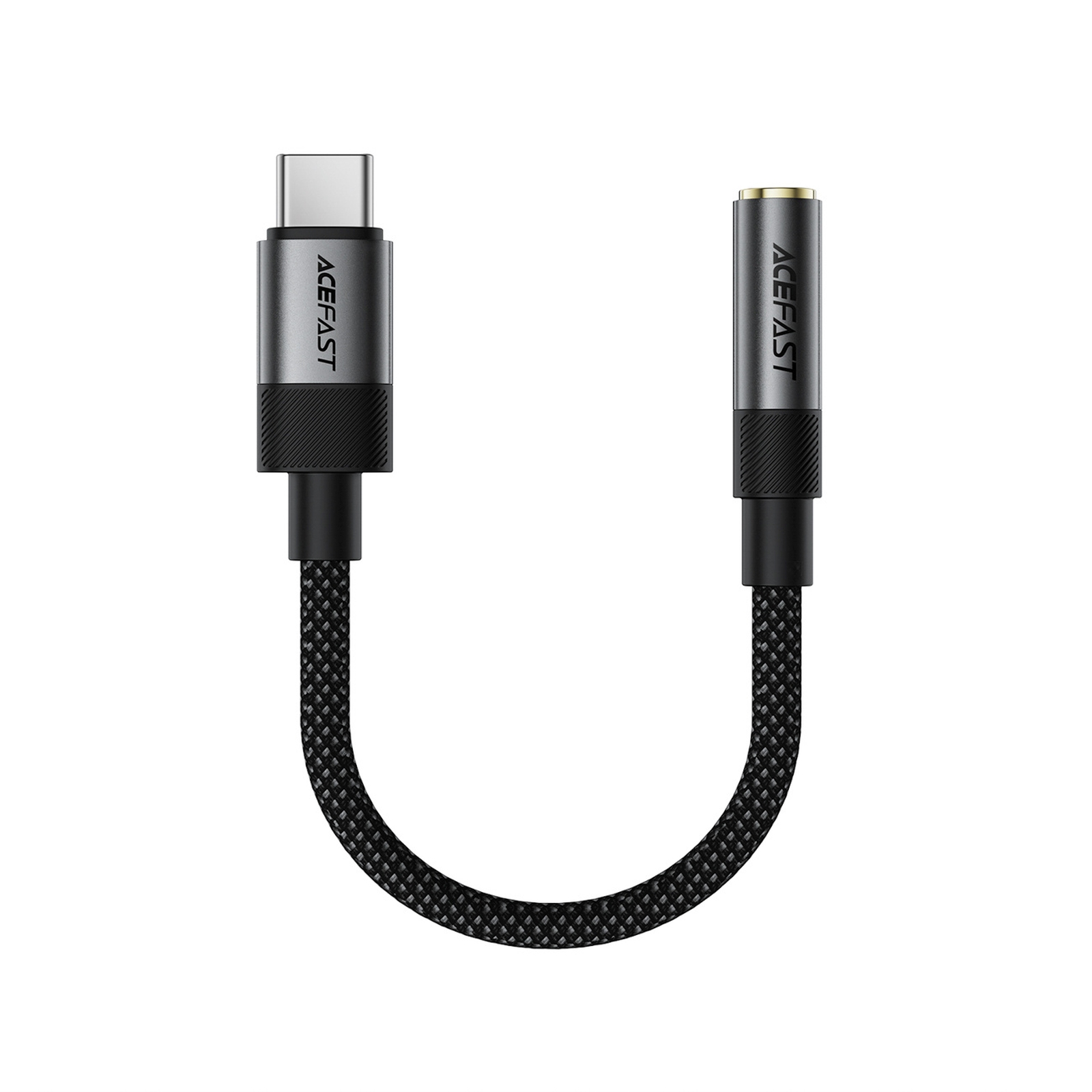 Usb-c – 3,5 Mm Mini Jack Adapteris – Juodas