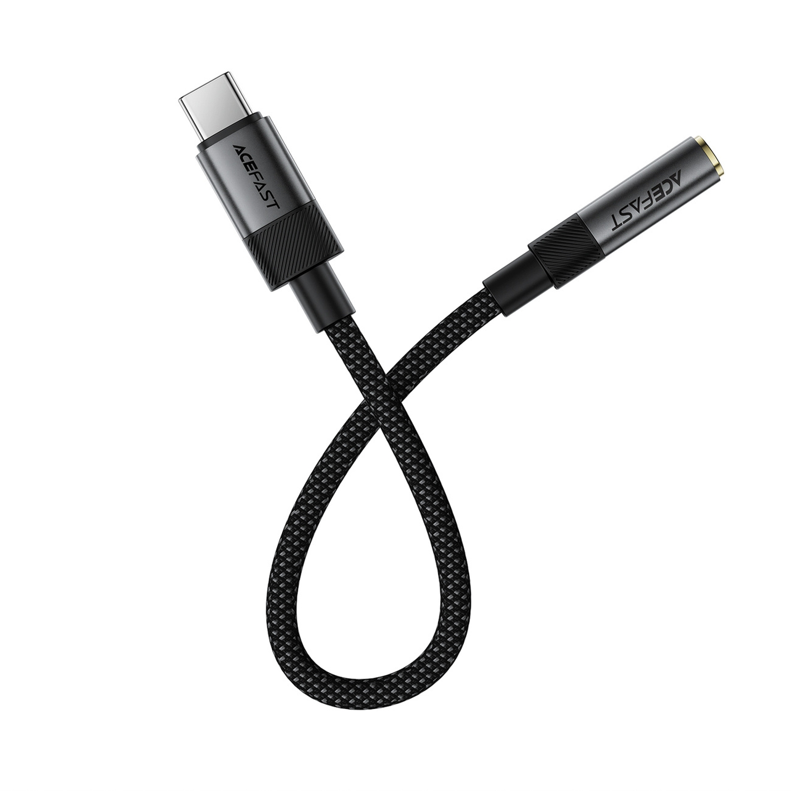 Usb-c – 3,5 Mm Mini Jack Adapteris – Juodas