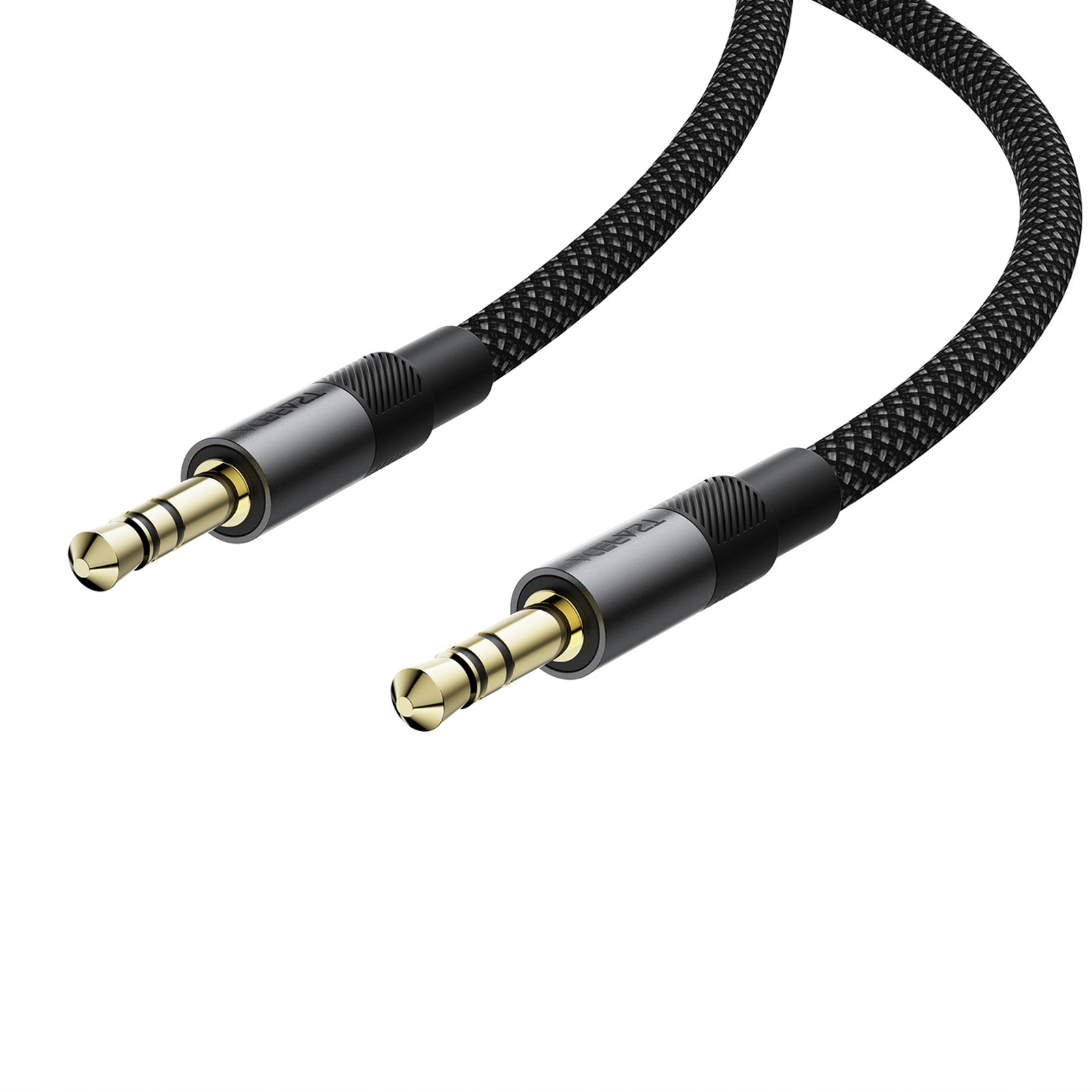 Aux Laidas Su 3,5 Mm Mini Jack Jungtimi, 1 M – Juodas