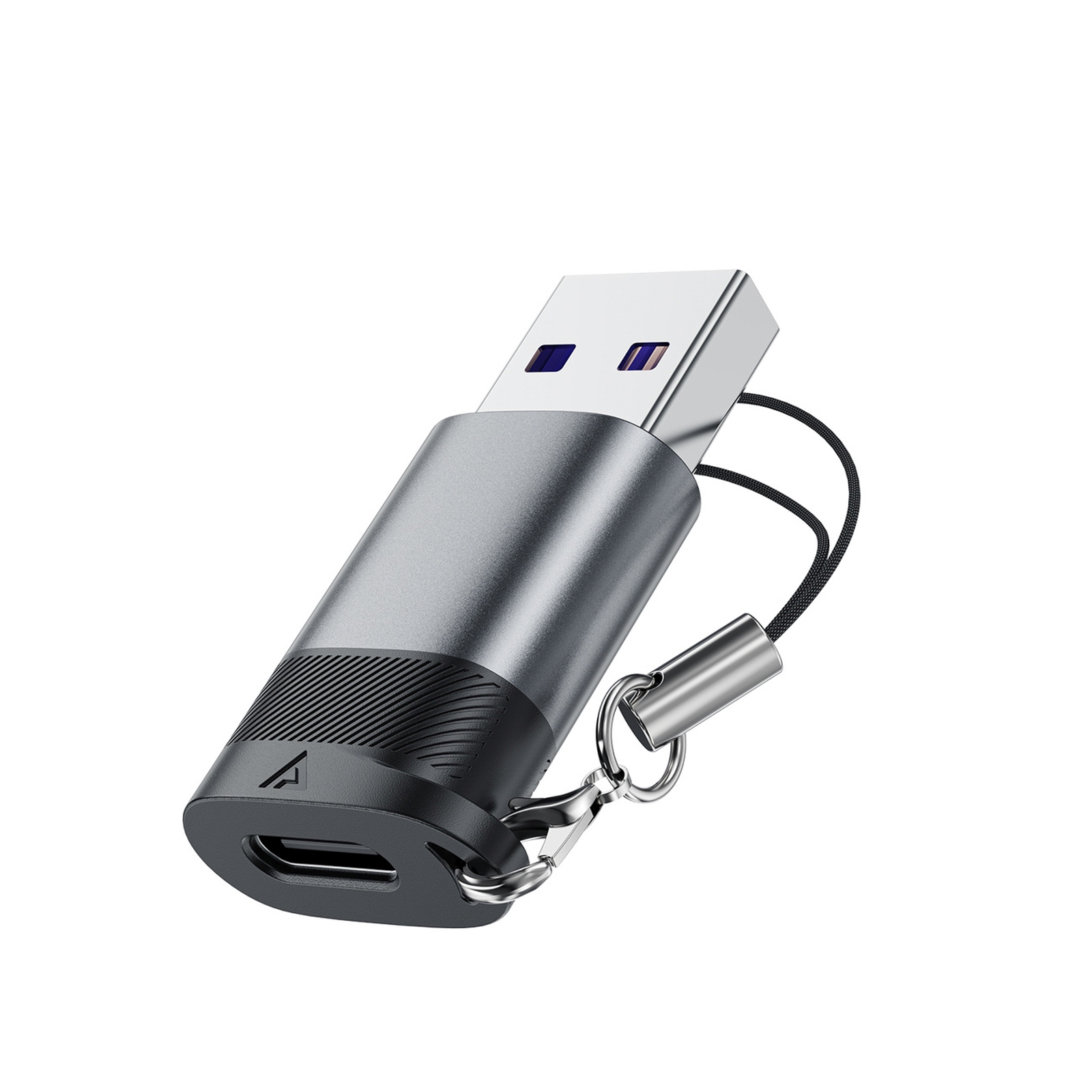 Usb-c – Usb-a Jungties Adapteris – Pilkos Spalvos