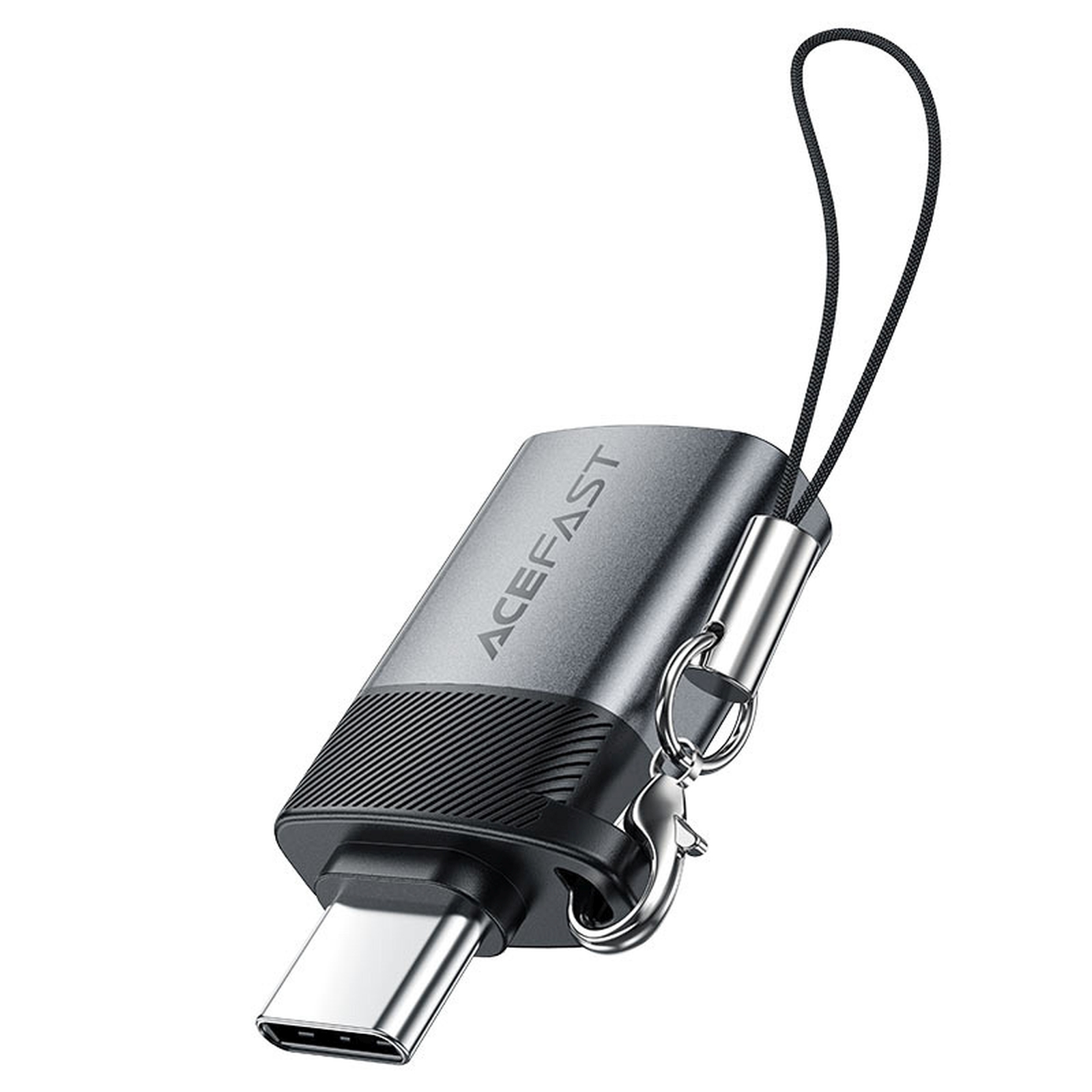 Usb-a – Usb-c Jungties Adapteris – Pilkos Spalvos