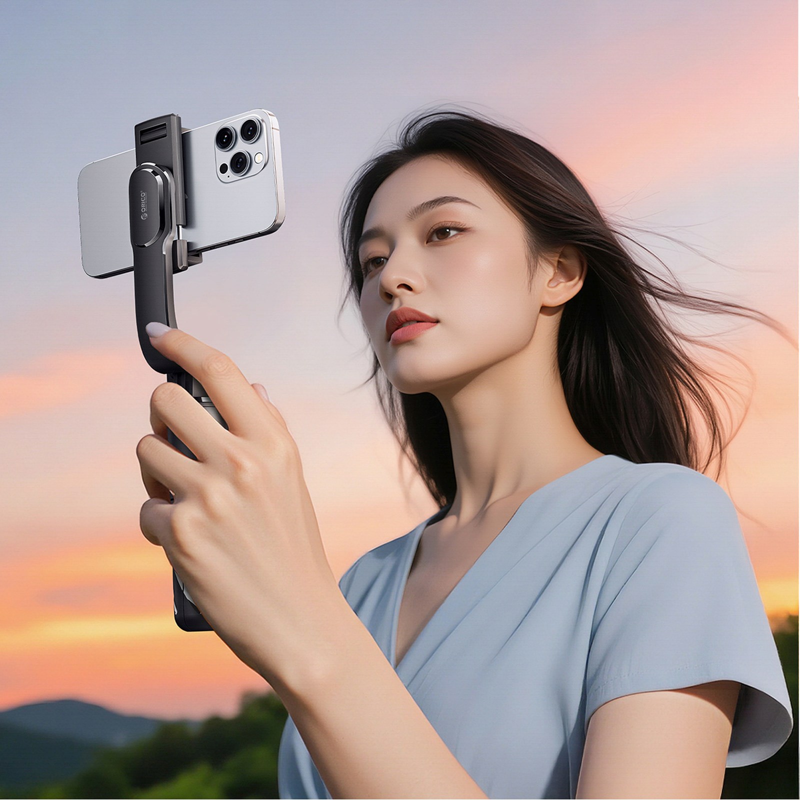 „selfie“ Lazdelė Su Mini Trikoju, Skirta Fotografuoti, Su „bluetooth“ Ir 360 Laipsnių Pasukimu – Juoda