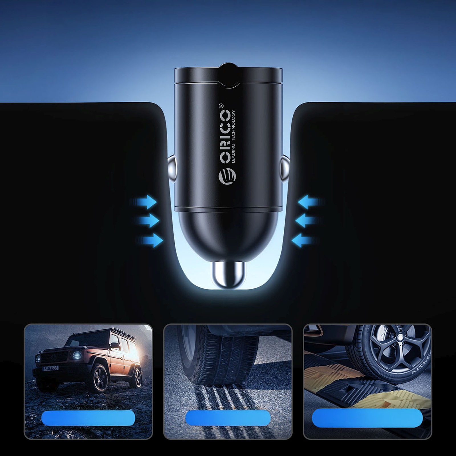 30 W Usb-c Automobilinis įkroviklis – Juodas