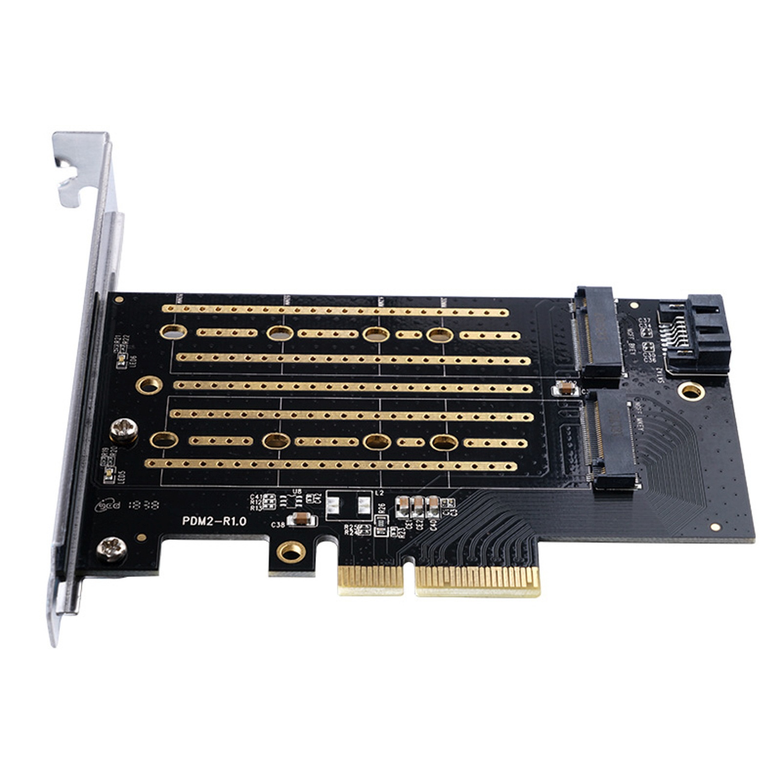 M.2 Nvme Ir Sata Diskų Plėtimo Plokštė – Juoda