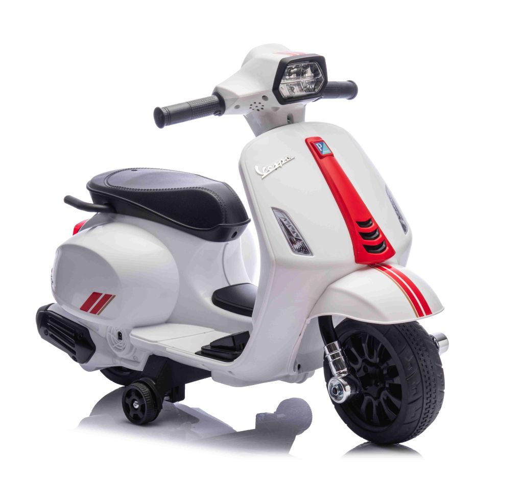 Pirmasis „vespa“ Akumuliatorinis Motoroleris Vaikams, Licencijuotas