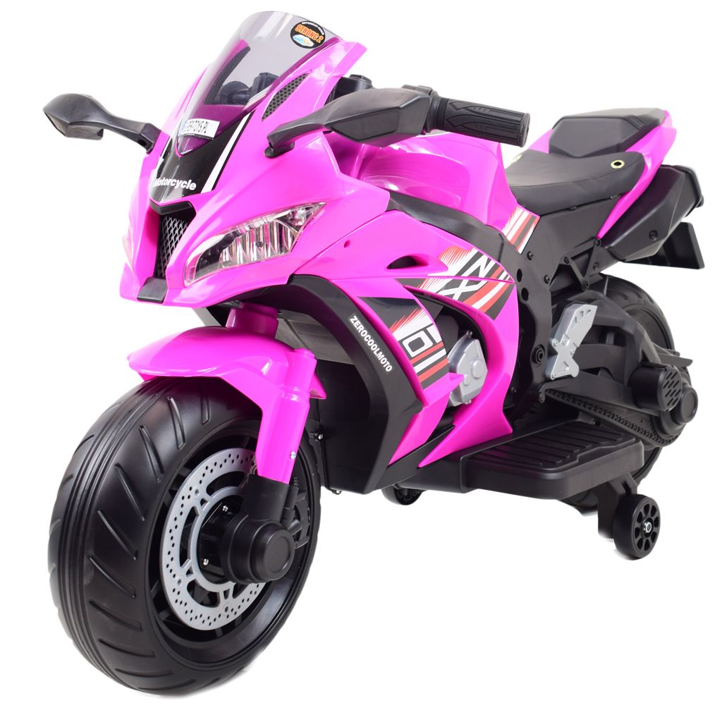 Didysis Lenktyninis Motociklas Turi Akumuliatorių, Minkštus Ratus, Minkštą Sėdynę / Ozb909