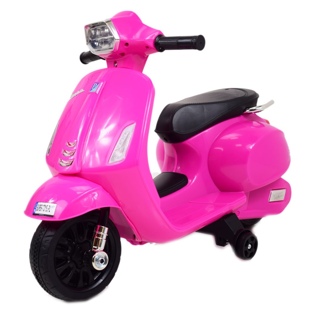 Pirmasis „vespa“ Akumuliatorinis Motoroleris Vaikams, Licencijuotas
