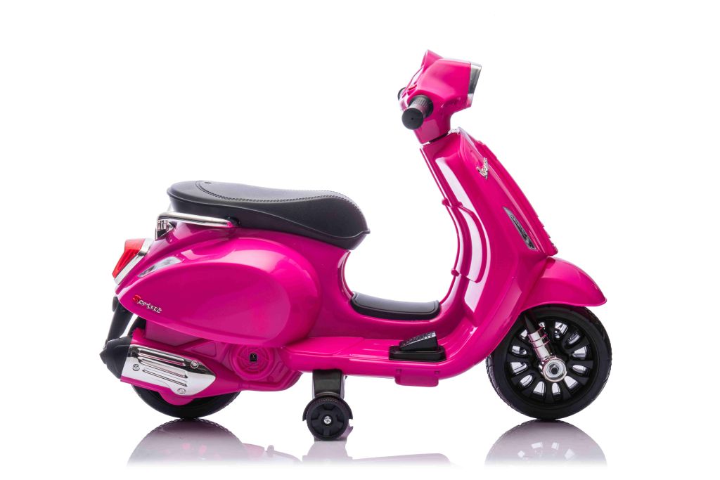 Pirmasis „vespa“ Akumuliatorinis Motoroleris Vaikams, Licencijuotas