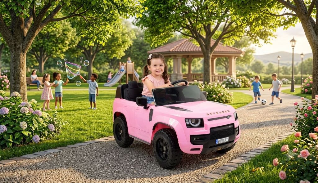„land Rover Defender“ Akumuliatorinis Automobilis, 400 Watt, 24 V, 50 Kg