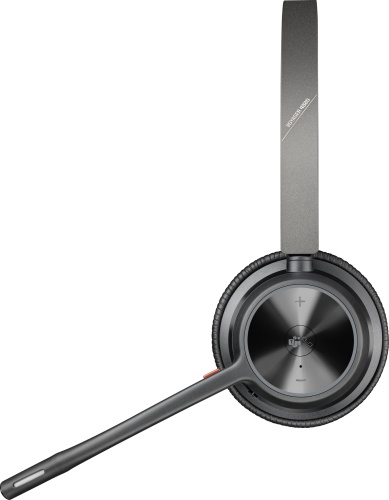 Poly Voyager 4320 MS Teams Belaidės ausinės, Bluetooth, USB-C, +BT700 dongle, Juoda