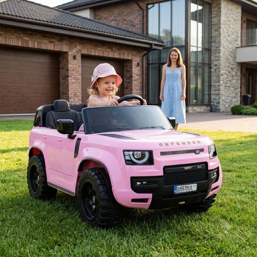 „land Rover Defender“ Akumuliatorinis Automobilis, 400 Watt, 24 V, 50 Kg